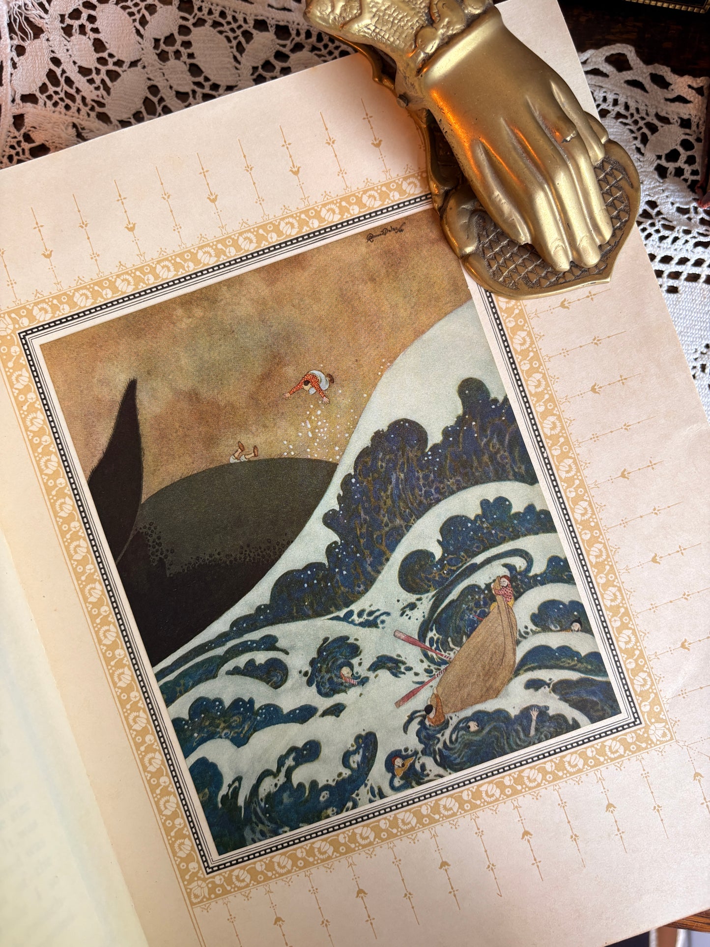 1914 Sinbad the Sailor and Other Stories from the Arabian Nights by Edmund Dulac
