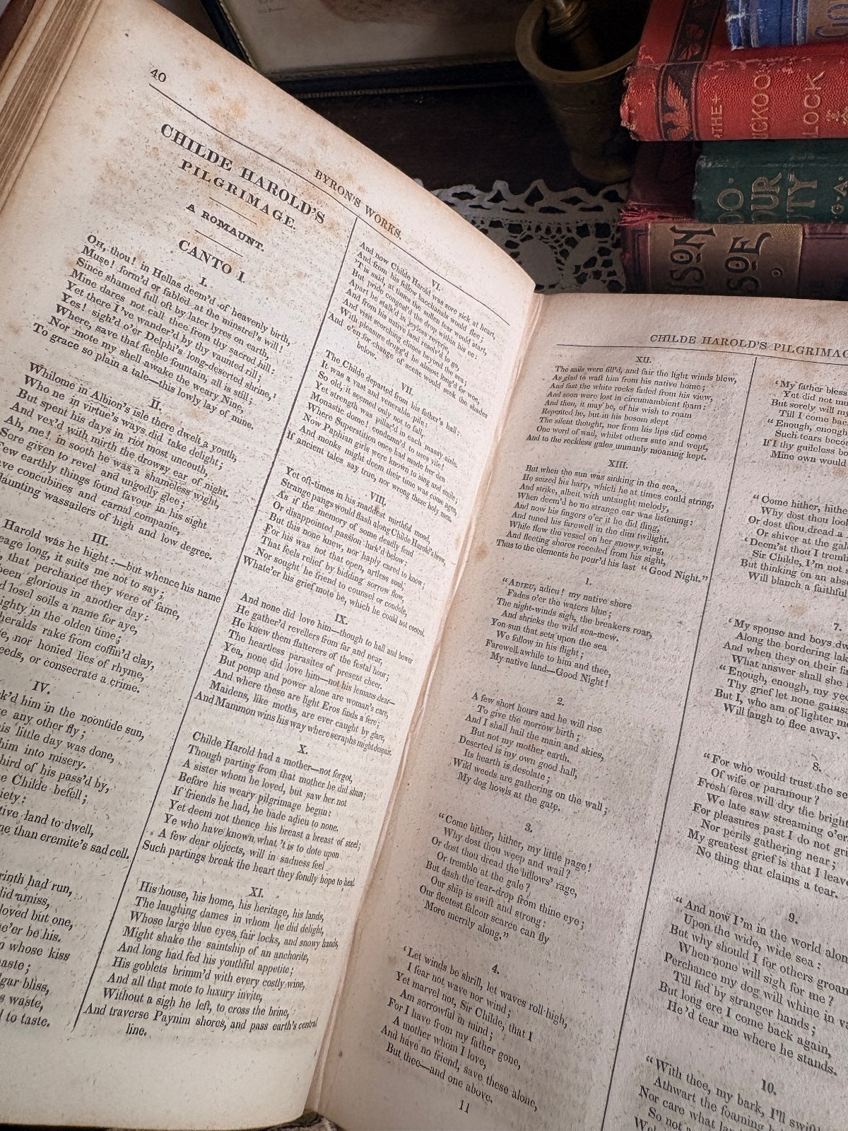 1829 The Works of Lord Byron, Including the Suppressed Poems. Etc.