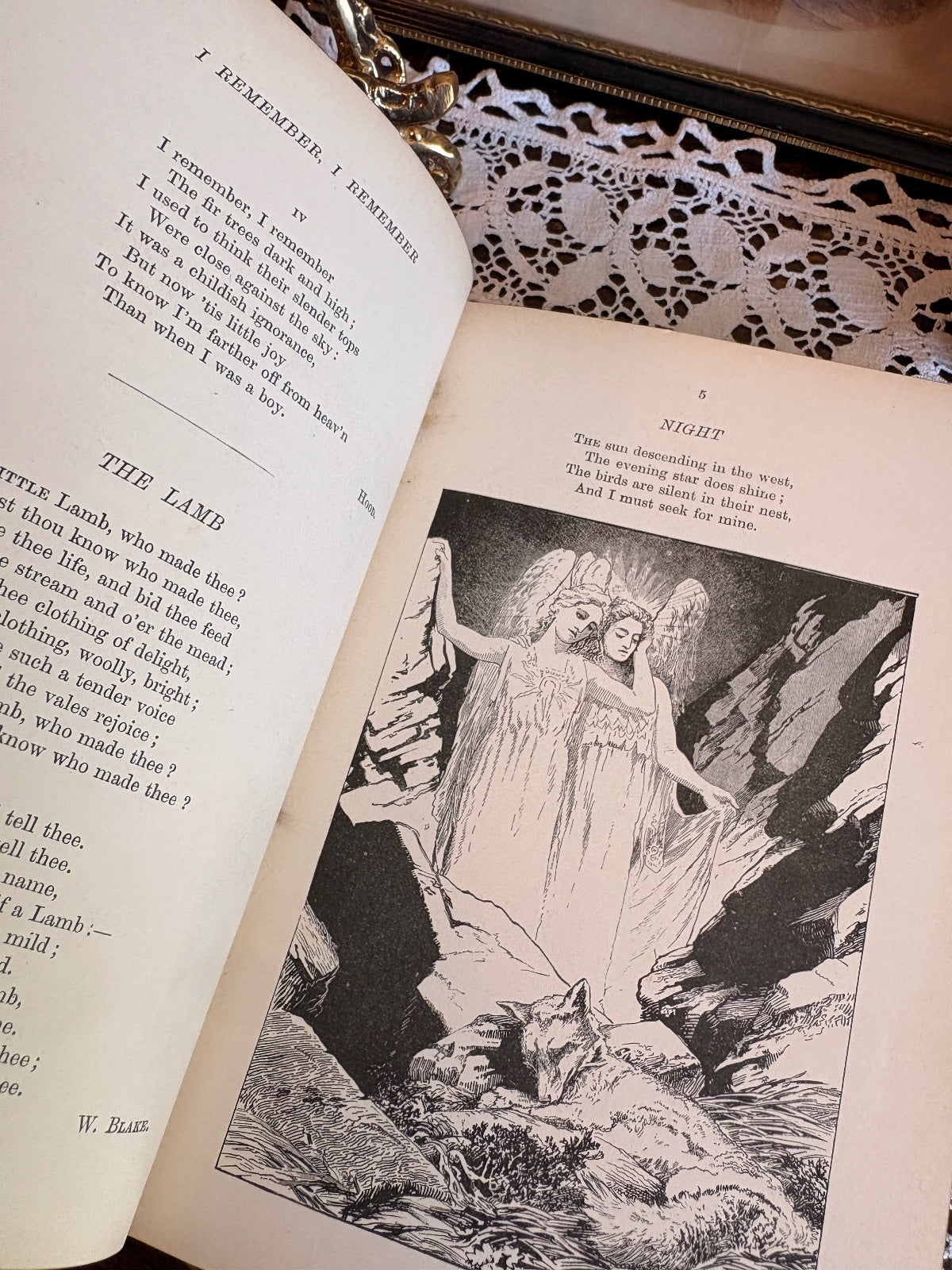 1891 The Blue Poetry Book by Andrew Lang