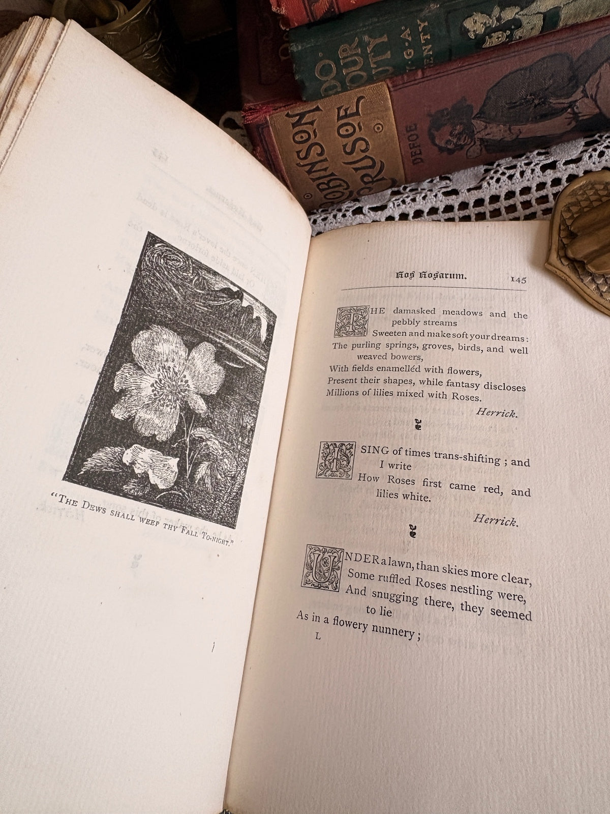 1885 Ros Rosarum Ex Horto Poetarum etc. by Eleanor Vere Boyle