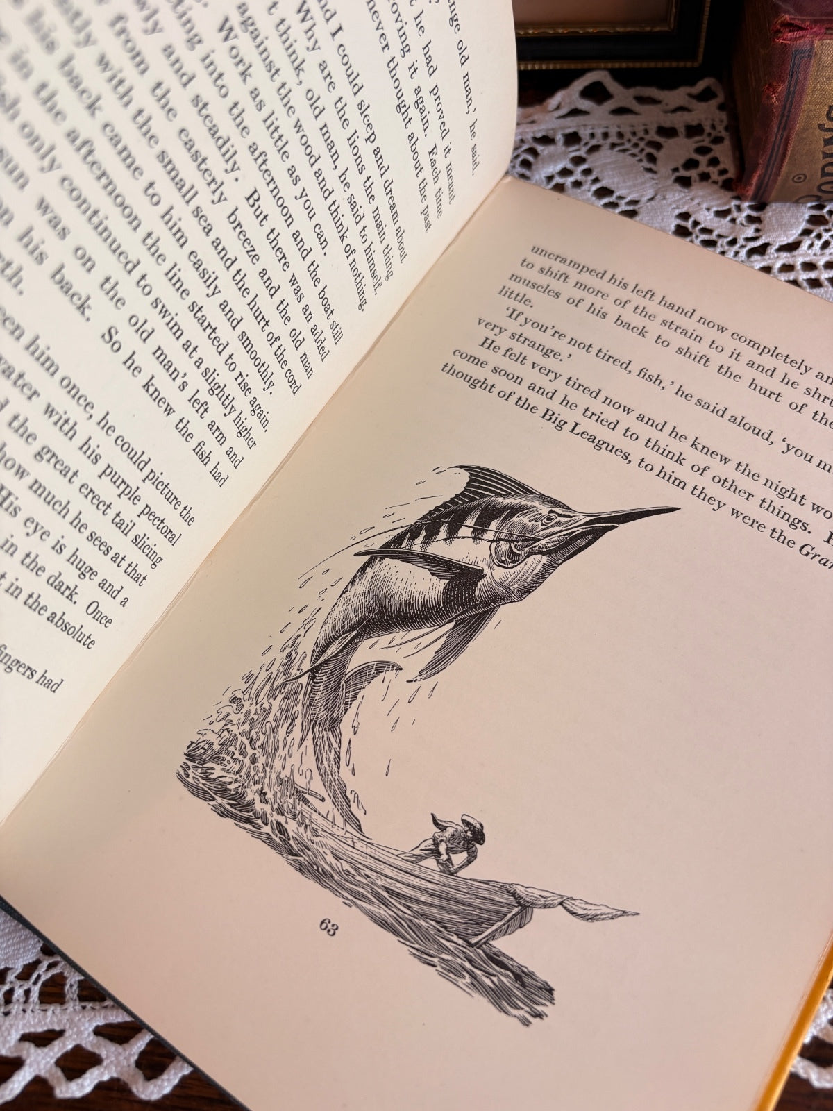 1953 The Old Man and the Sea by Ernest Hemingway Illustrated Reprint Society