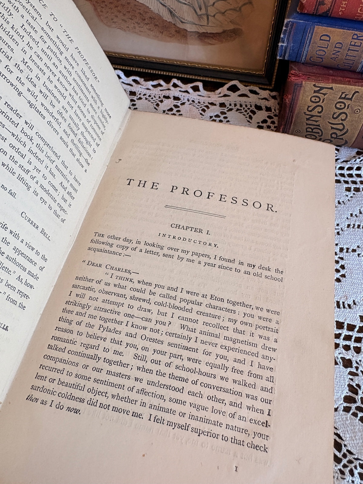 1896 The Professor: with Poems by Charlotte Bronte