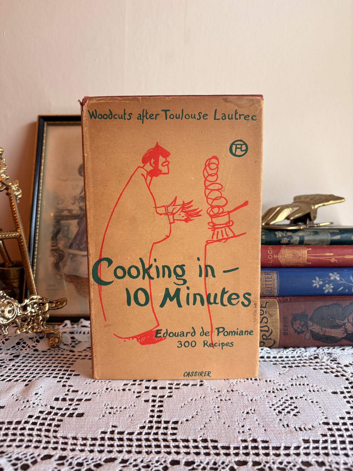 1956 Cooking in Ten Minutes or the Adaptation to the Rhythm of our Time by Edouard de Pomaine