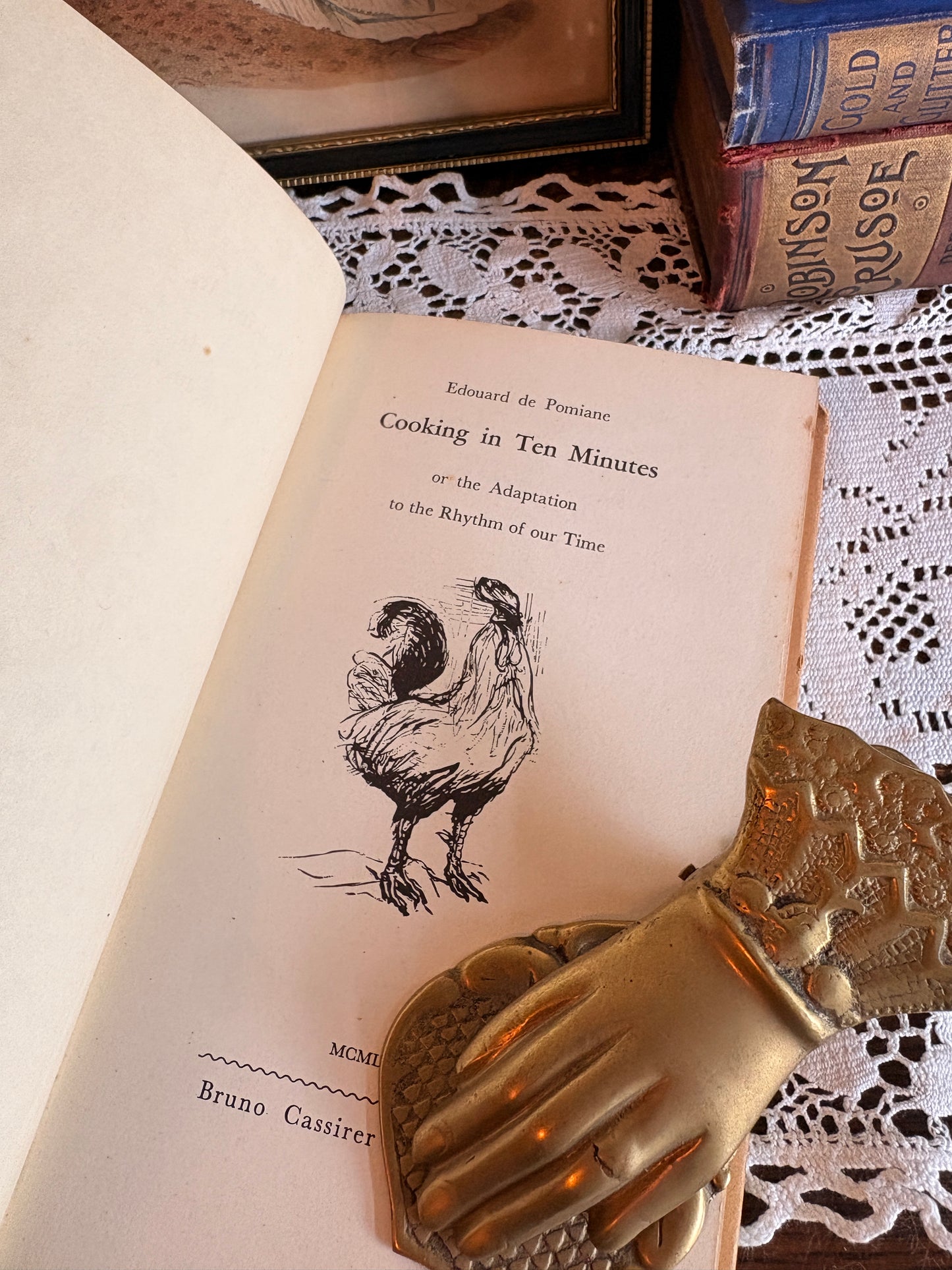 1956 Cooking in Ten Minutes or the Adaptation to the Rhythm of our Time by Edouard de Pomaine