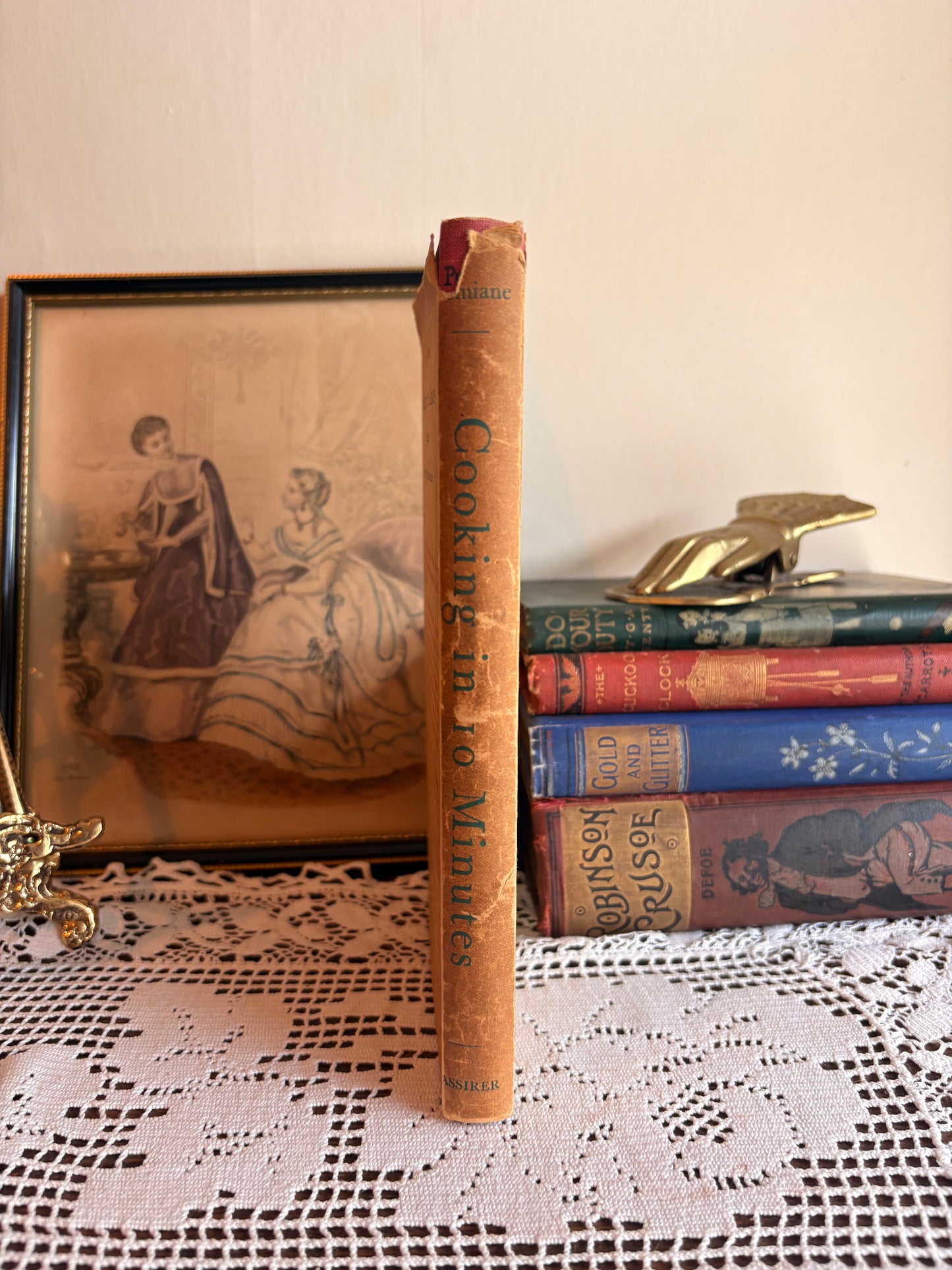 1956 Cooking in Ten Minutes or the Adaptation to the Rhythm of our Time by Edouard de Pomaine