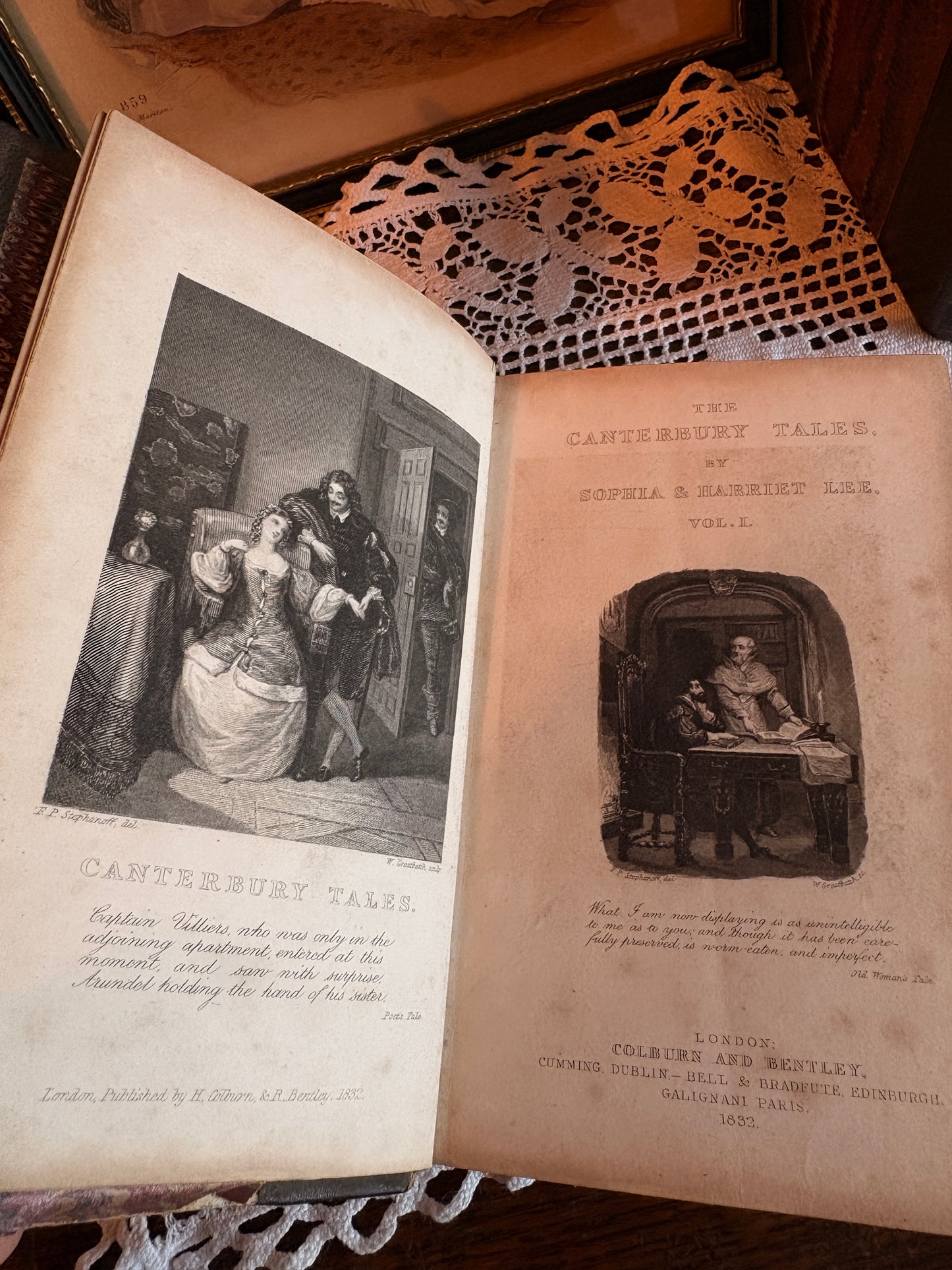1832 The Canterbury Tales by Sophia and Harriet Lee