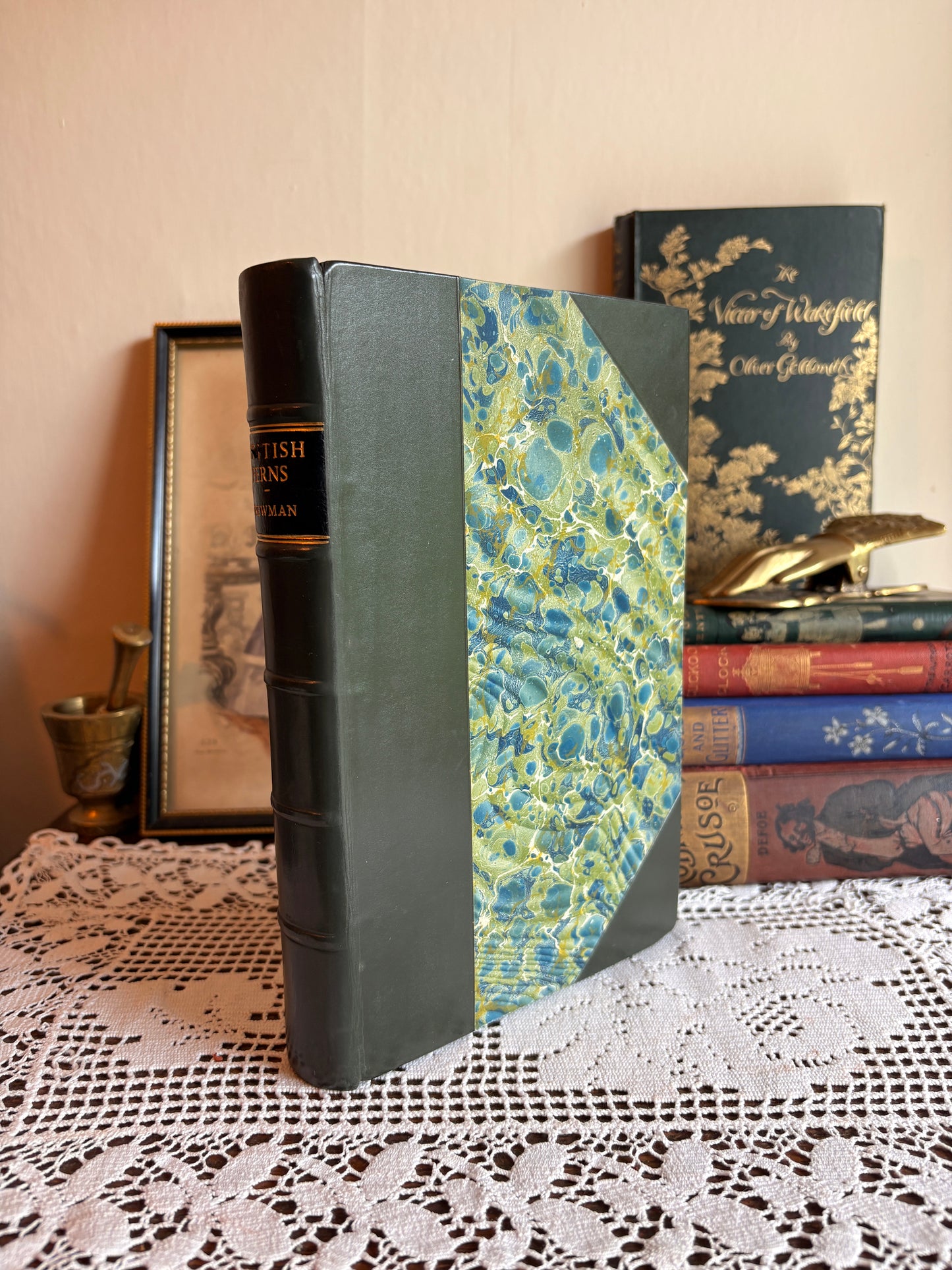 1844 A History of British Ferns and Allied Plants by Edward Newman - Rebacked