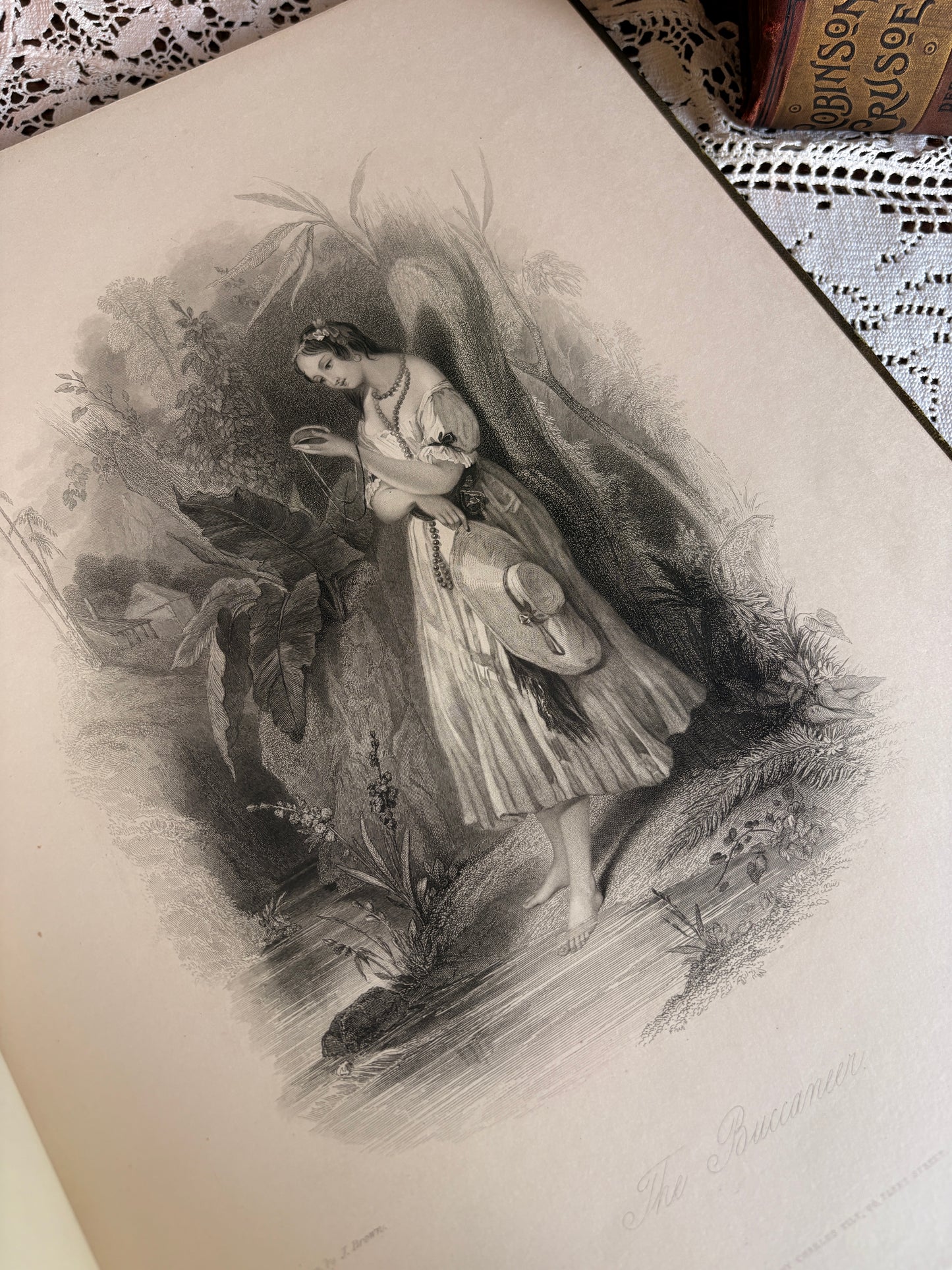 1839 Findens' Tableaux Of The Affections; A Series Of Picturesque Illustrations Of The Womanly Virtues Editied by Mary Russell Mitford