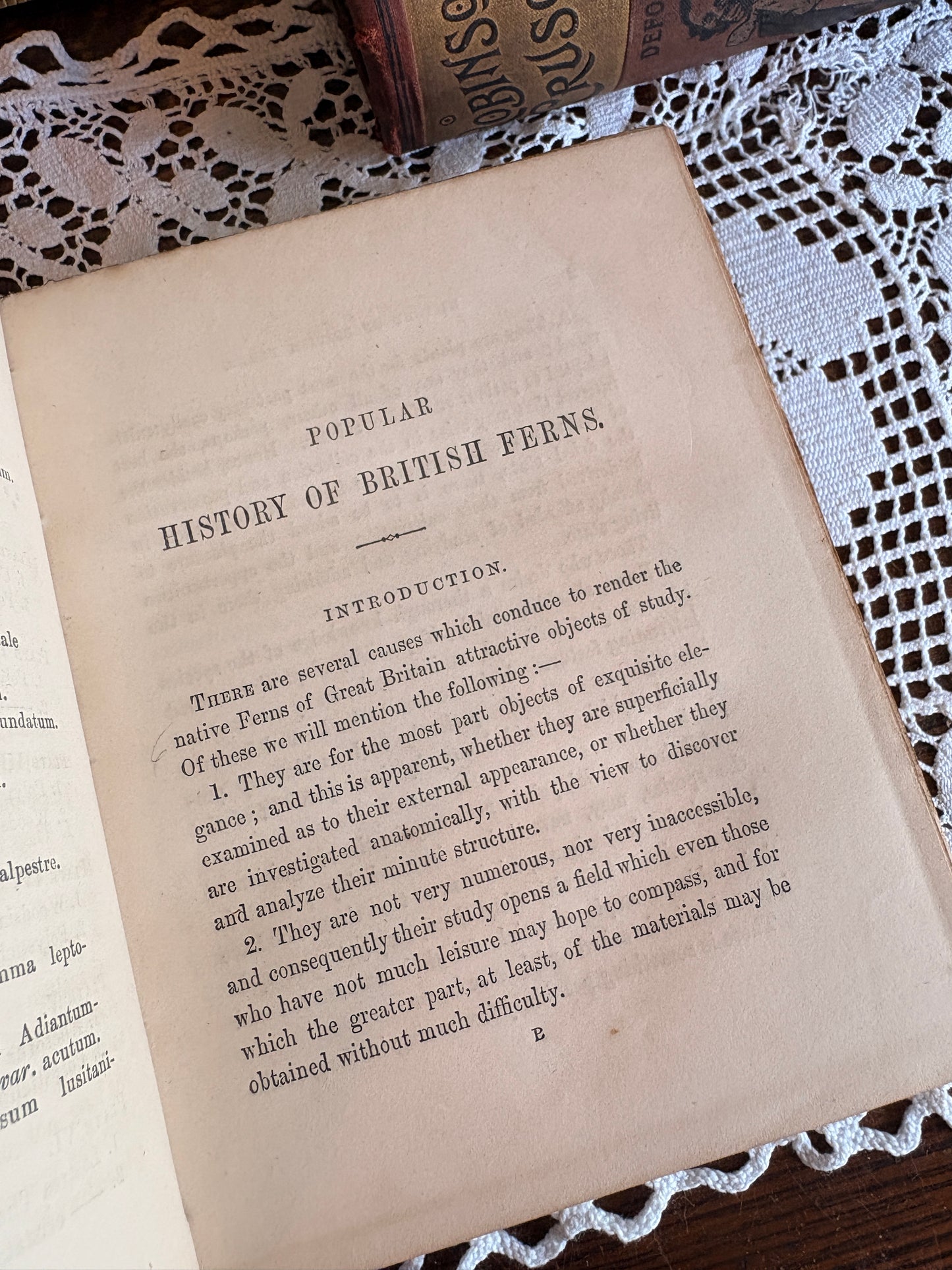 1859 A Popular History of the British Ferns and the Allied Plants, Comprising the Club-Missed, Pepperworts, and Horsetails