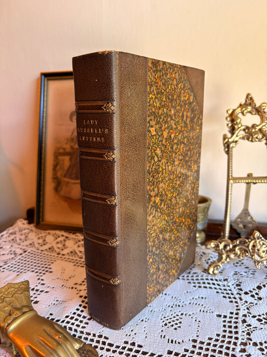 1793 Letters of Lady Rachel Russell; From the Manuscript in the Library at Woburn Abbey. To Which is Prefixed, an Introduction, Vindicating the Character of Lord Russell Against Sir Dalrymple, etc. [Roger De Coverly Binding]