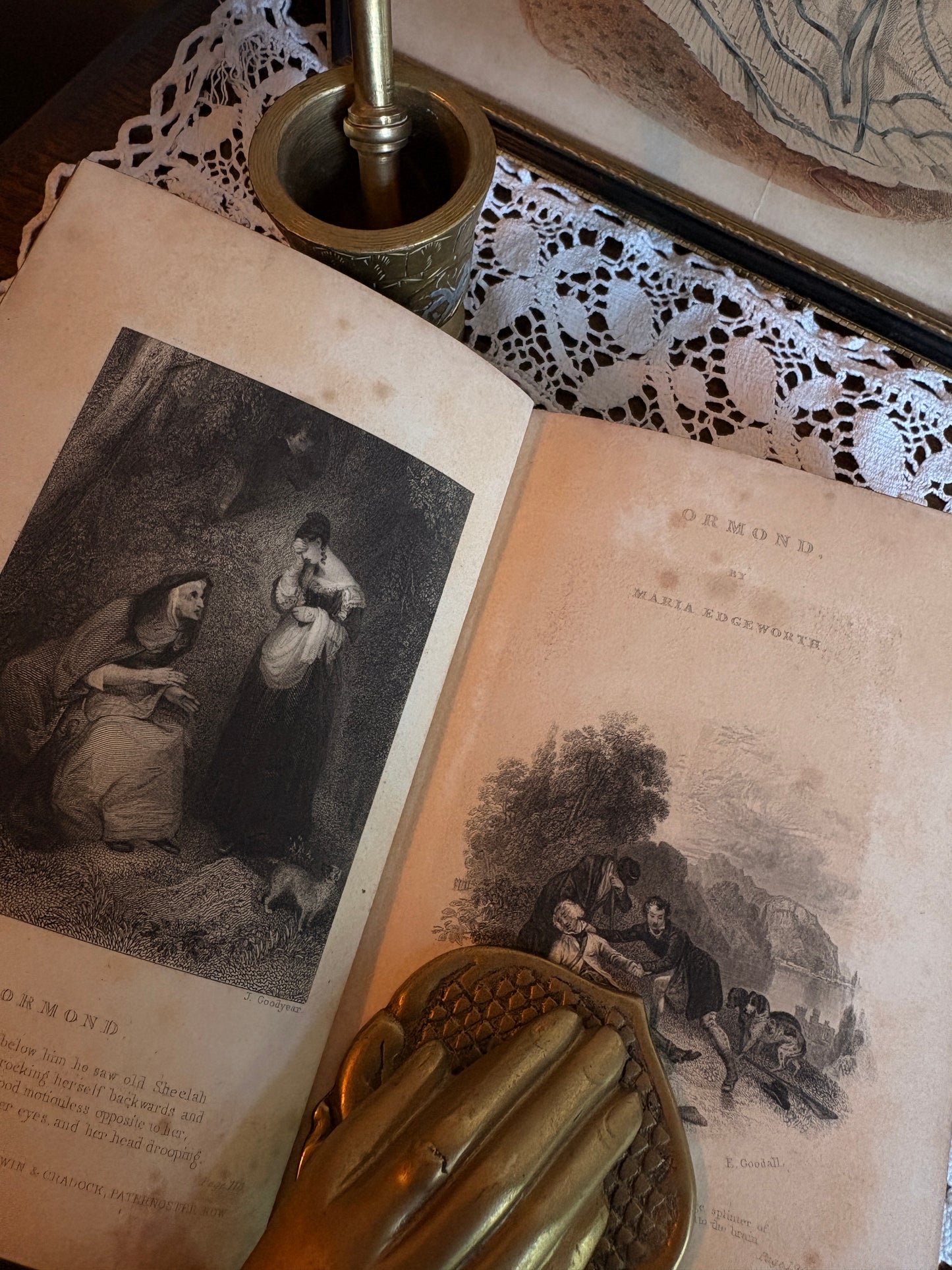 1833 Popular Tales in Two Volumes, Patronage in Three Volumes, Harrington and Thoughts on Bores, Ormond [Volumes IV-V, XIV-XVI, XVII, XVIII of Tales and Novels by Maria Edgeworth in Eighteen Volumes]