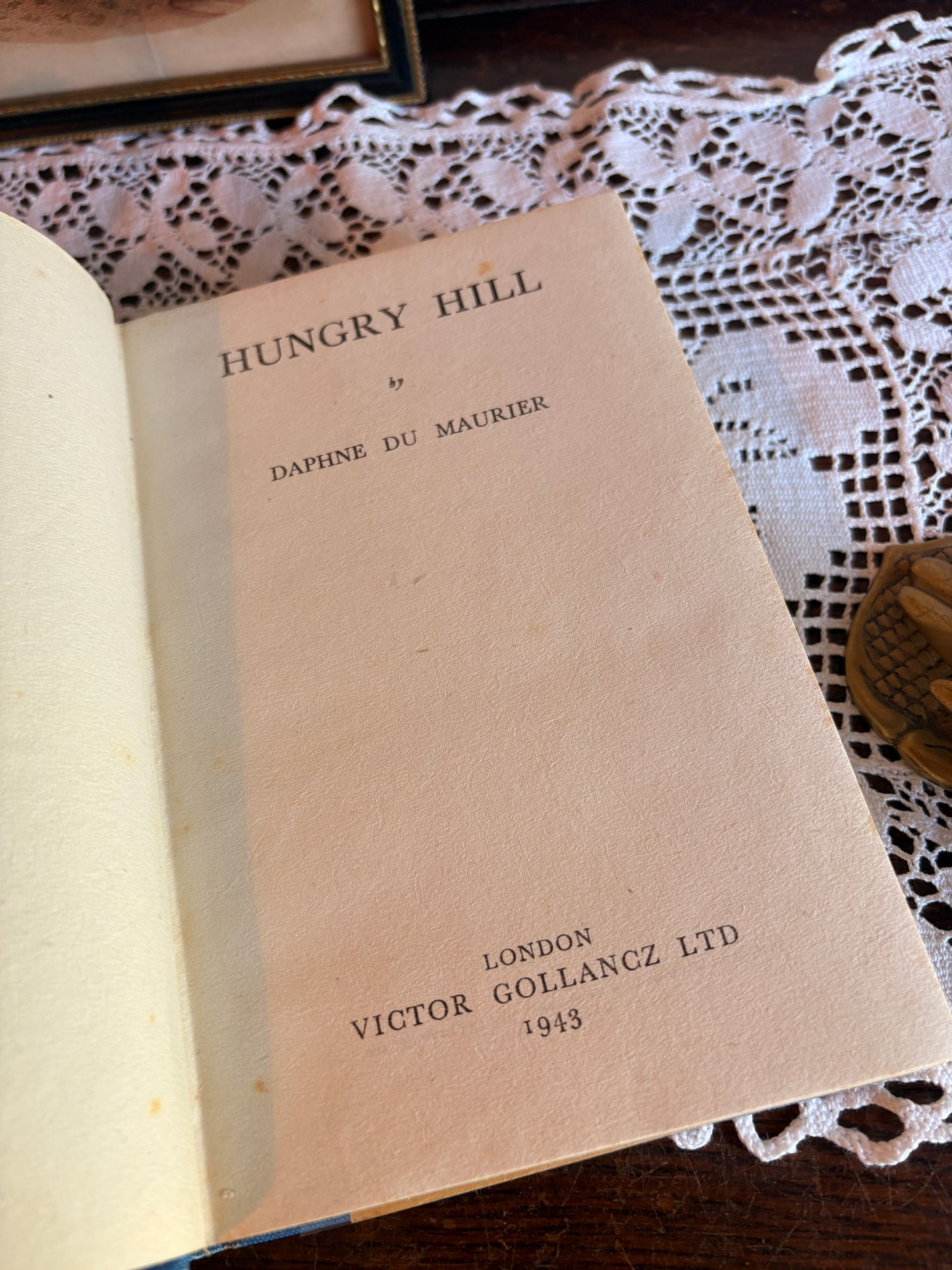 1943 Hungry Hill by Daphne Du Maurier - FIRST EDITION