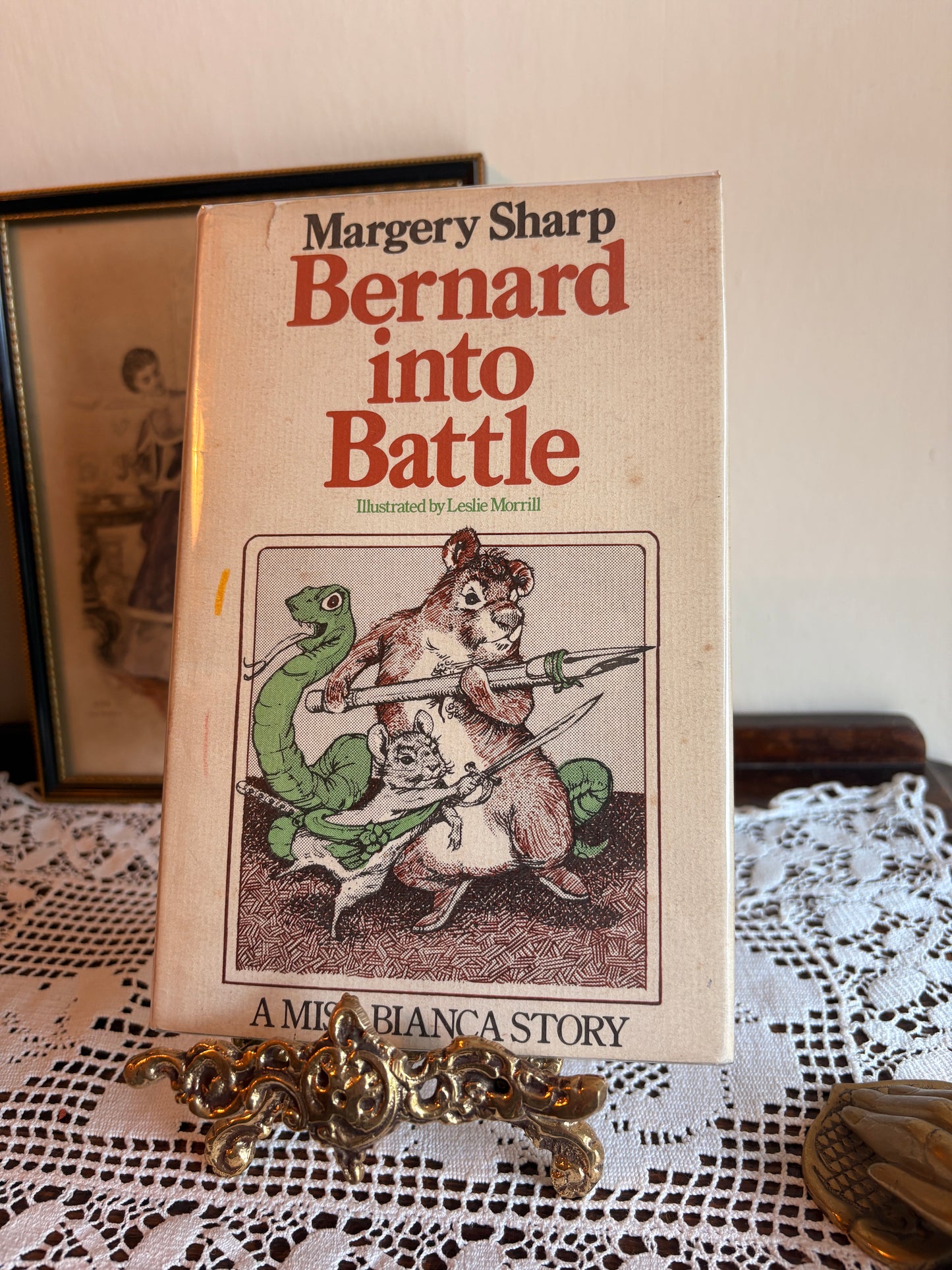 1979 Bernard Into Battle: A Miss Bianca Story by Margery Sharp - FIRST EDITION