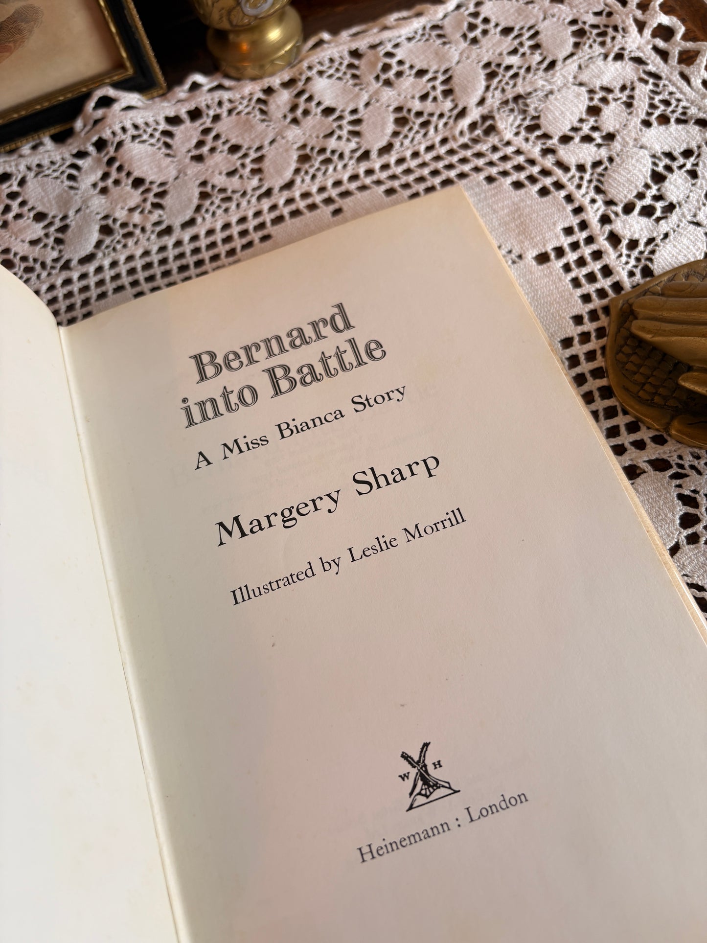 1979 Bernard Into Battle: A Miss Bianca Story by Margery Sharp - FIRST EDITION