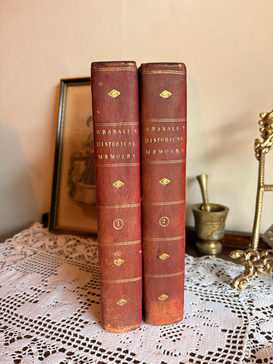 1815 Historical Memoirs of My Own Time. Part the First, from 1772 to 1780. Part the Second, from 1781 to 1784. By Sir N. William Wraxall [Robert Ferguson of Raith's Copy]