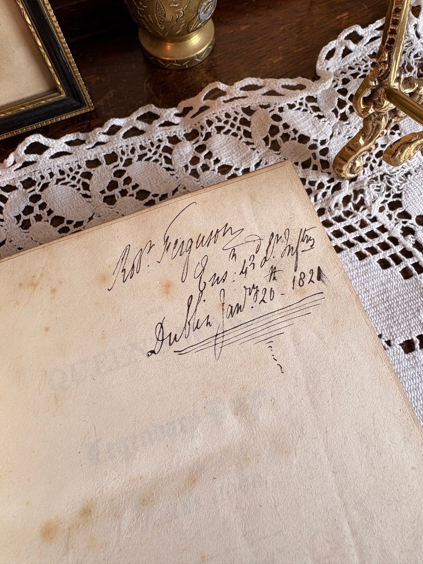 1815 The Queen's Wake: A Legendary Poem by James Hogg [Robert Munro Ferguson's Copy]