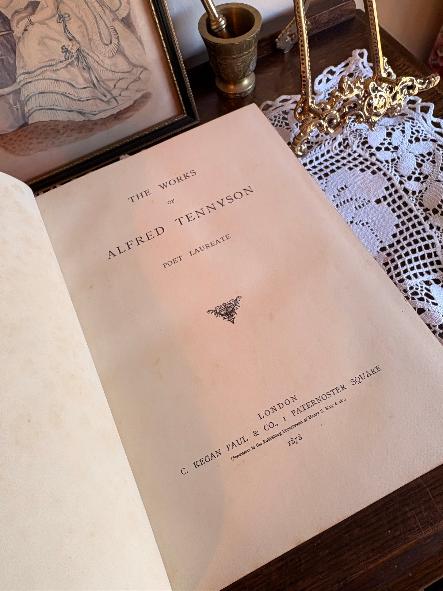 1878 The Works of Alfred Tennyson Poet Laureate