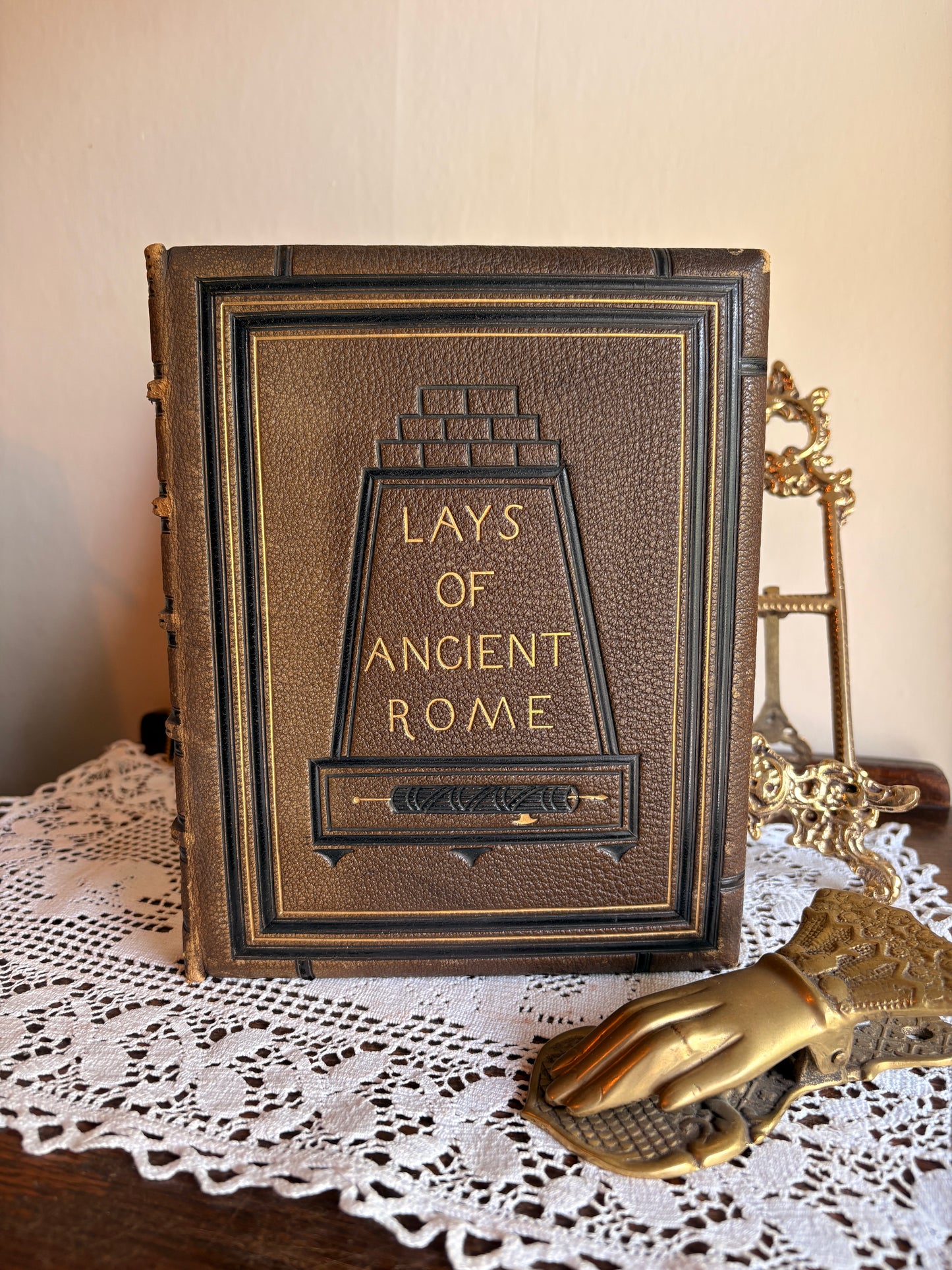 1865 Lays of Ancient Rome by Lord Macaulay [Frank Tobin's Copy]