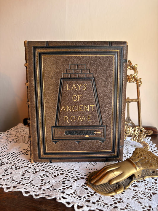 1865 Lays of Ancient Rome by Lord Macaulay [Frank Tobin's Copy]