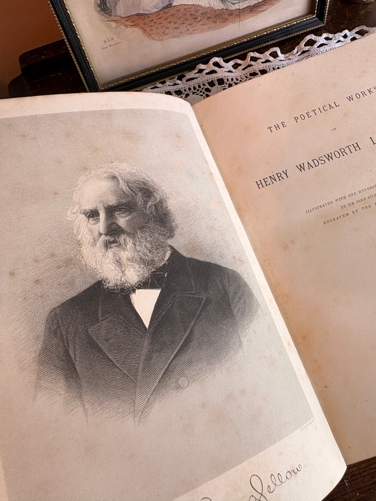 1877 The Poetical Works of Henry Wadsworth Longfellow