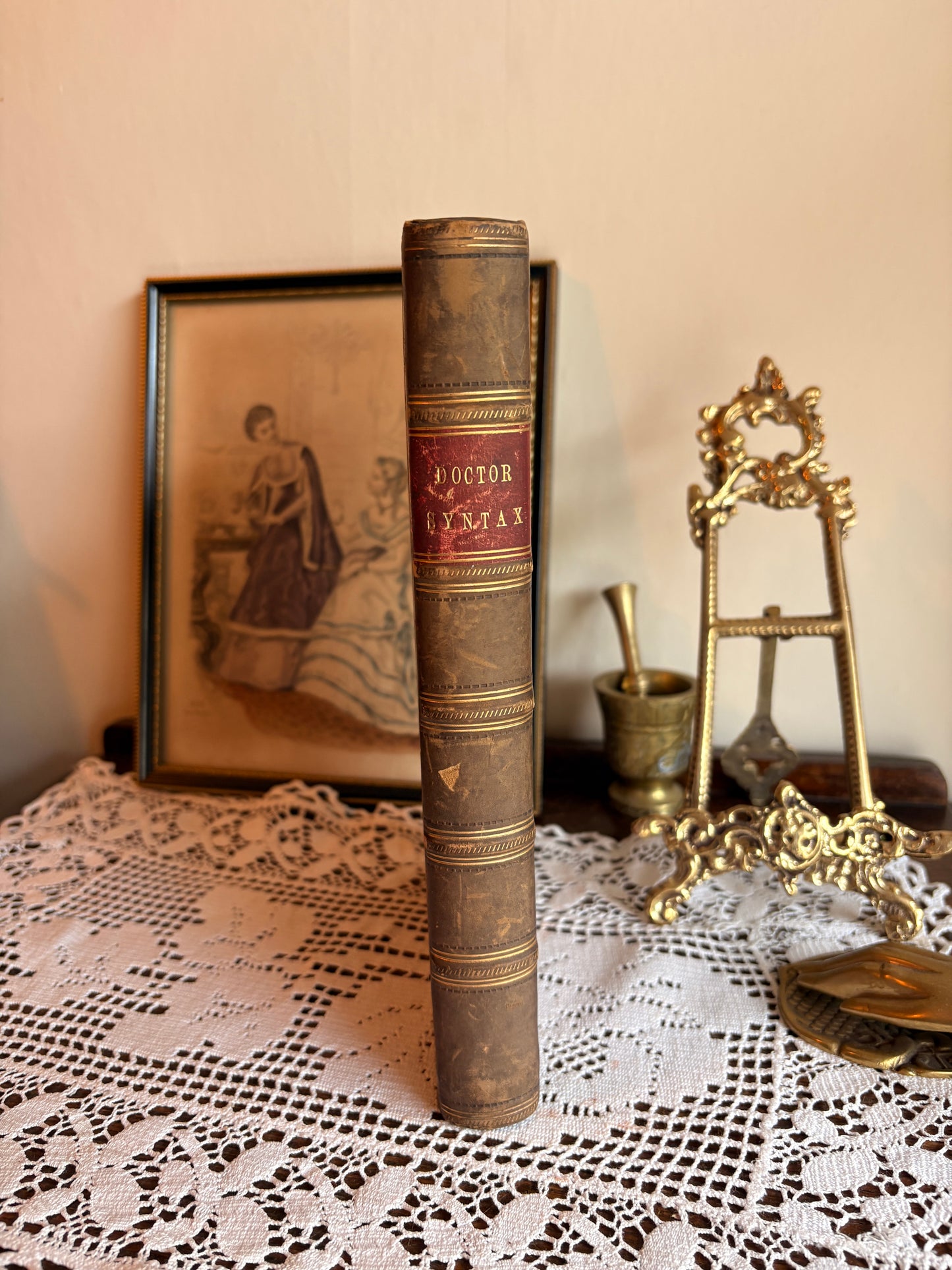 1813 The Tour of Doctor Syntax, in Search of the Picturesque. A Poem. By William Combe [Sir Alfred Tobin's Copy]