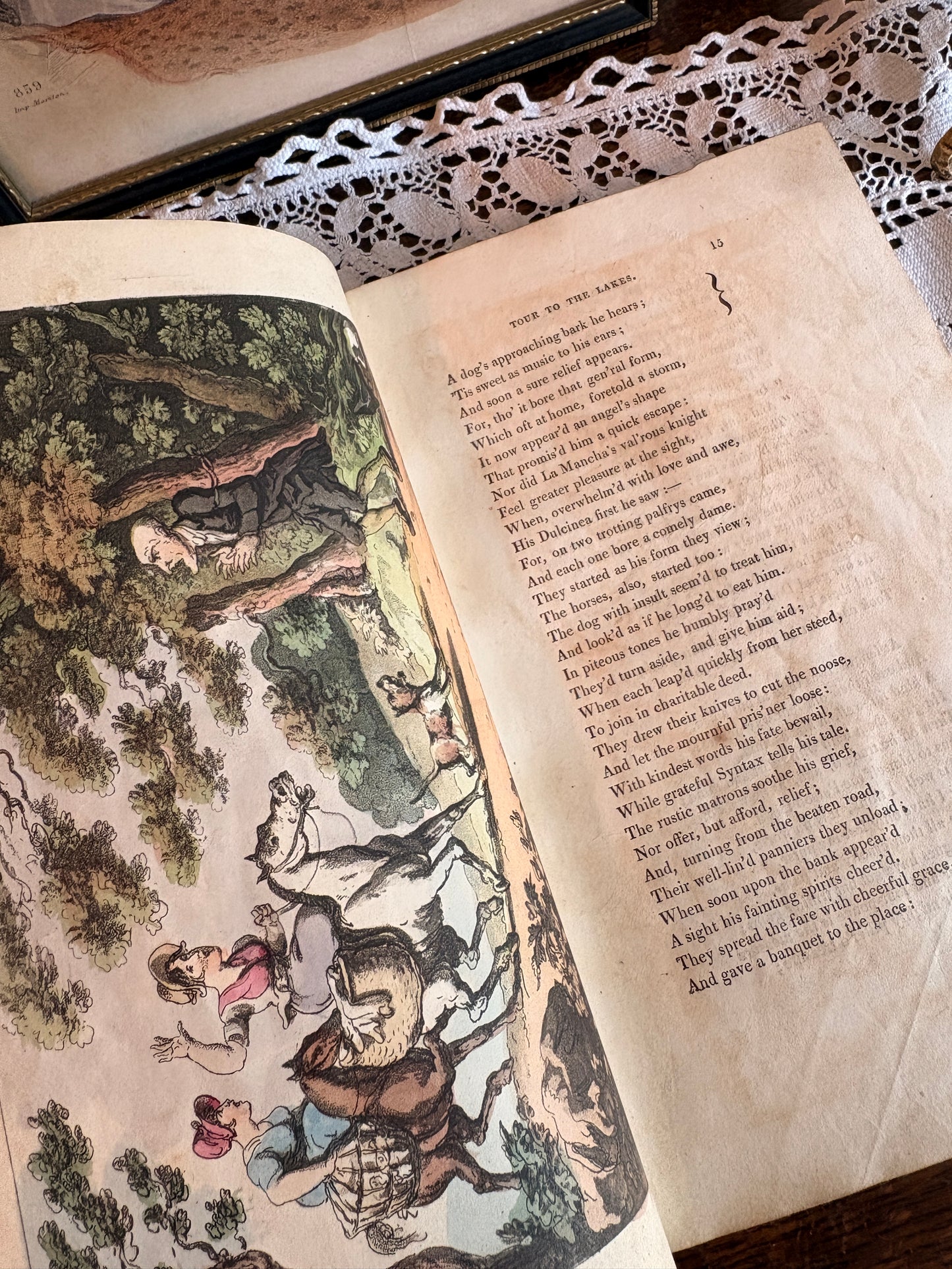 1813 The Tour of Doctor Syntax, in Search of the Picturesque. A Poem. By William Combe [Sir Alfred Tobin's Copy]