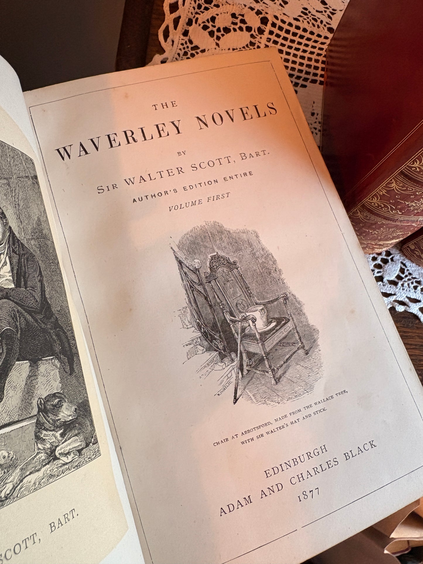 1877 The Waverley Novels [Author's Edition Entire] [4 Volumes] by Sir Walter Scott