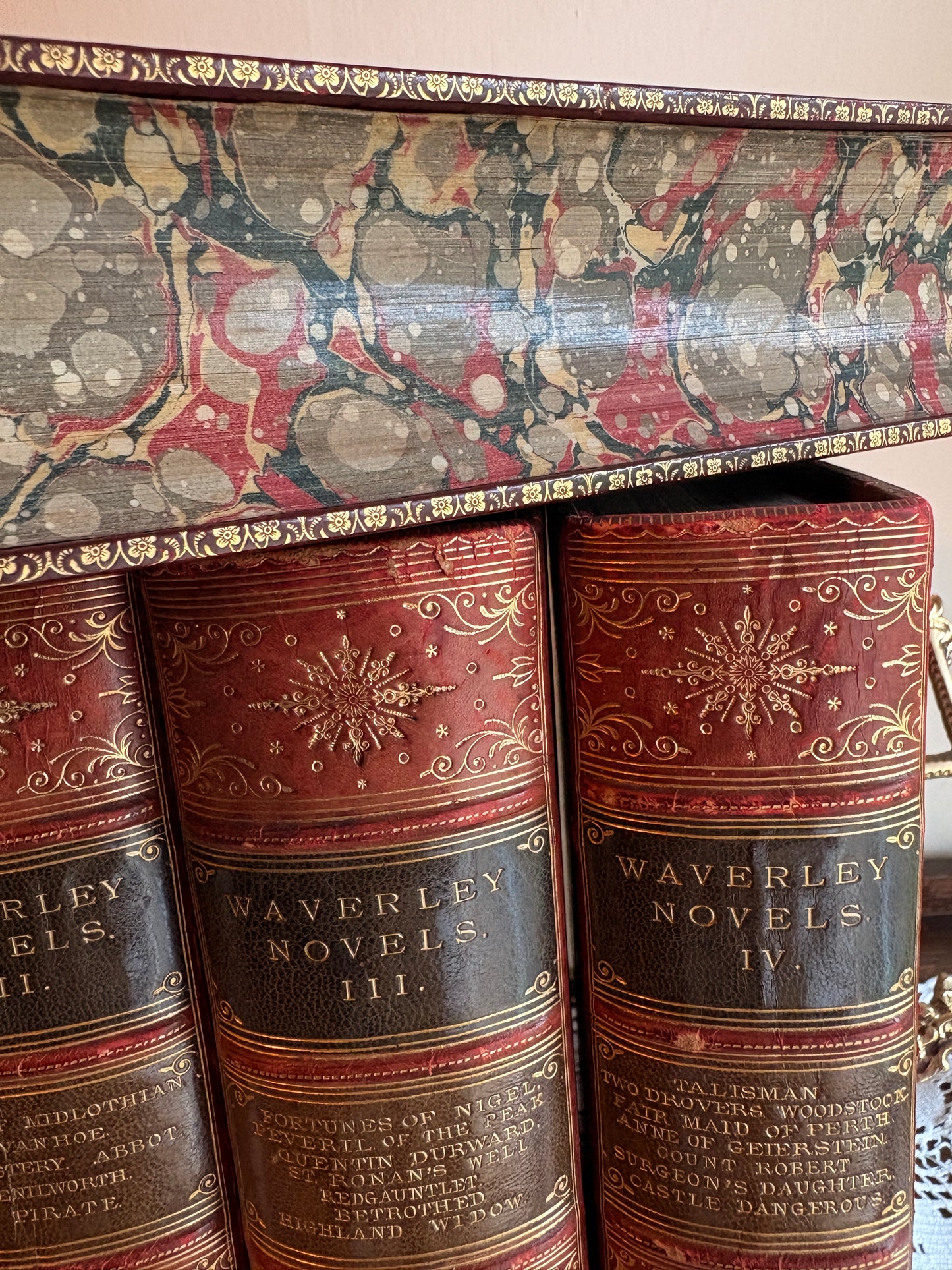 1877 The Waverley Novels [Author's Edition Entire] [4 Volumes] by Sir Walter Scott