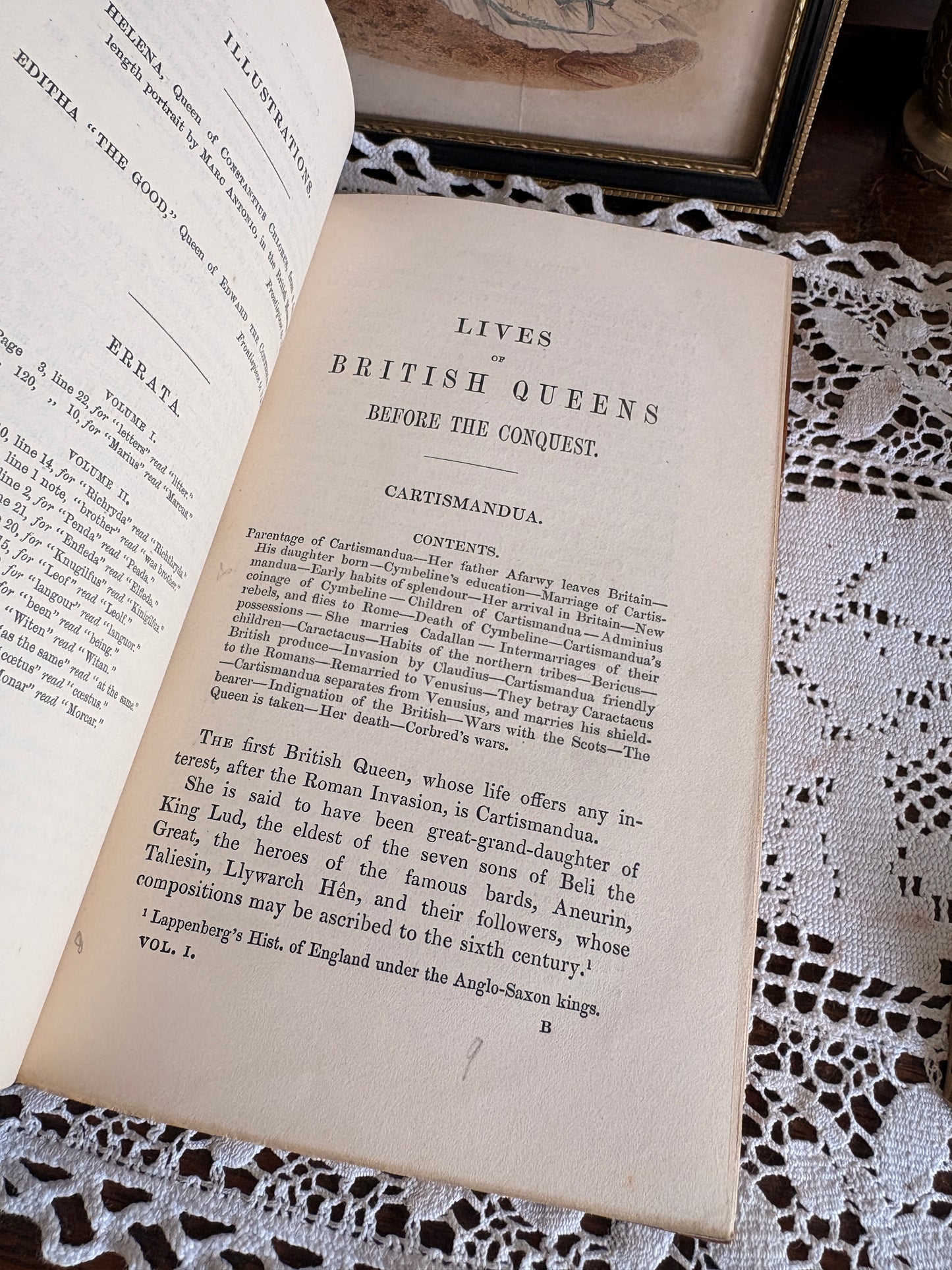 1854 The Queens Before the Conquest by Mrs. Matthew Hall [Evelyn Graham Abercrombie's Copy]