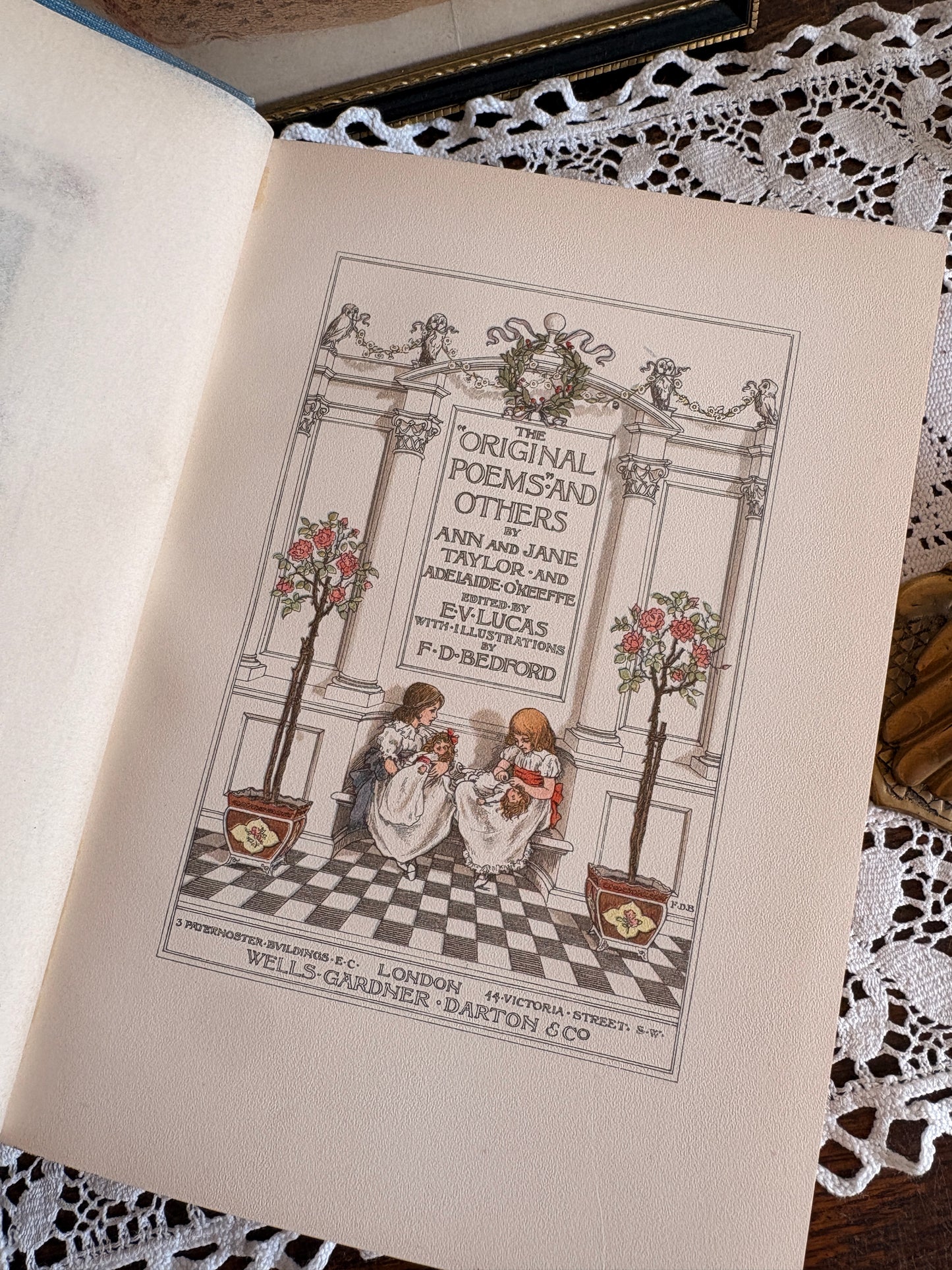 1905 The Original Poems and Others by Ann and Jane Taylor, Adelaide O'Keeffe