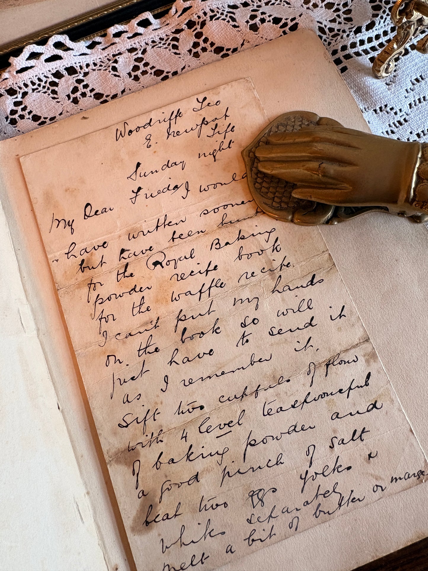 1914-1915 High School Cookery Class Manuscript Recipe Notebook