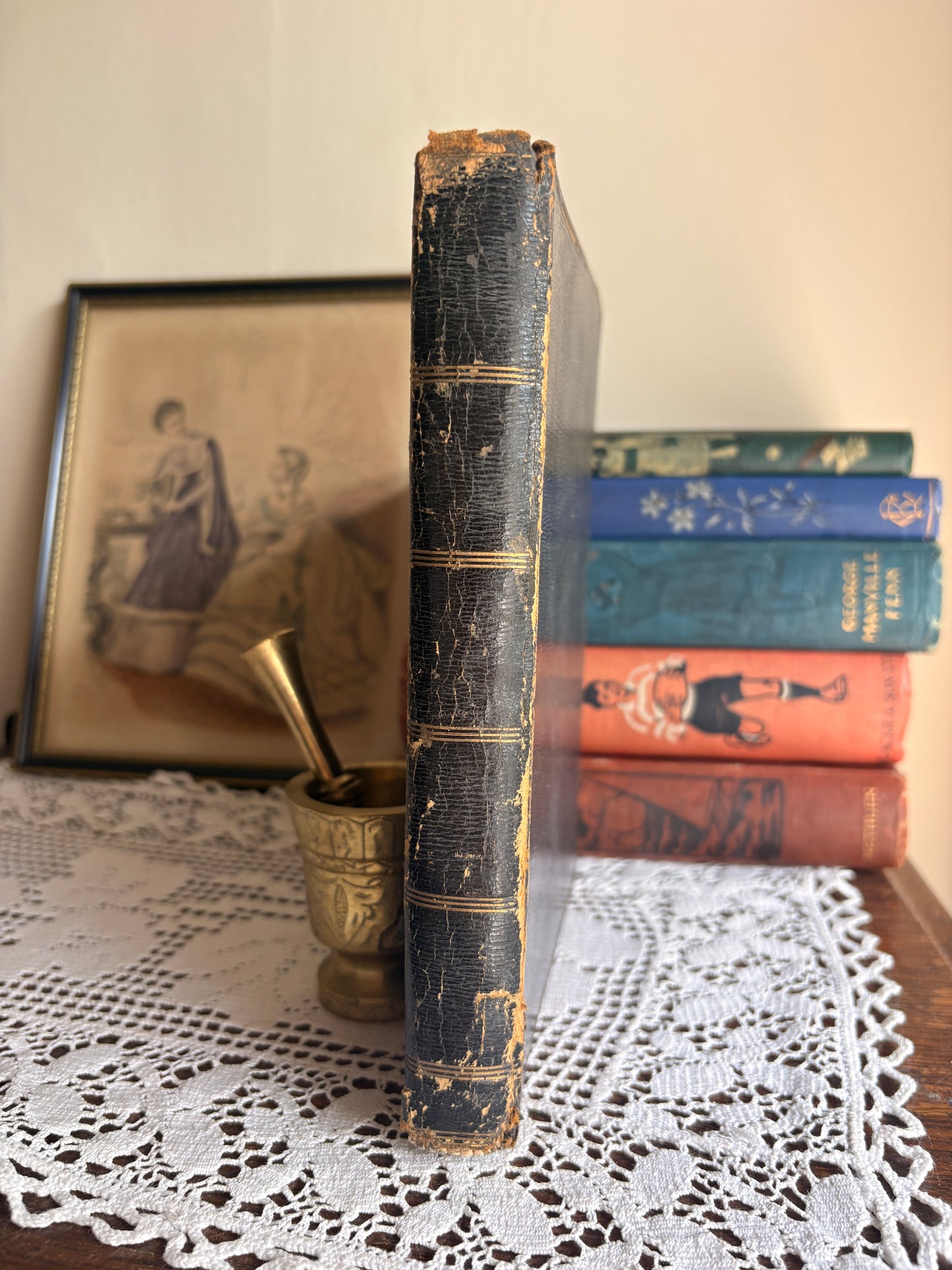 1848 - 1853 Victorian Manuscript Commonplace Book with Poetry, Short Stories etc.