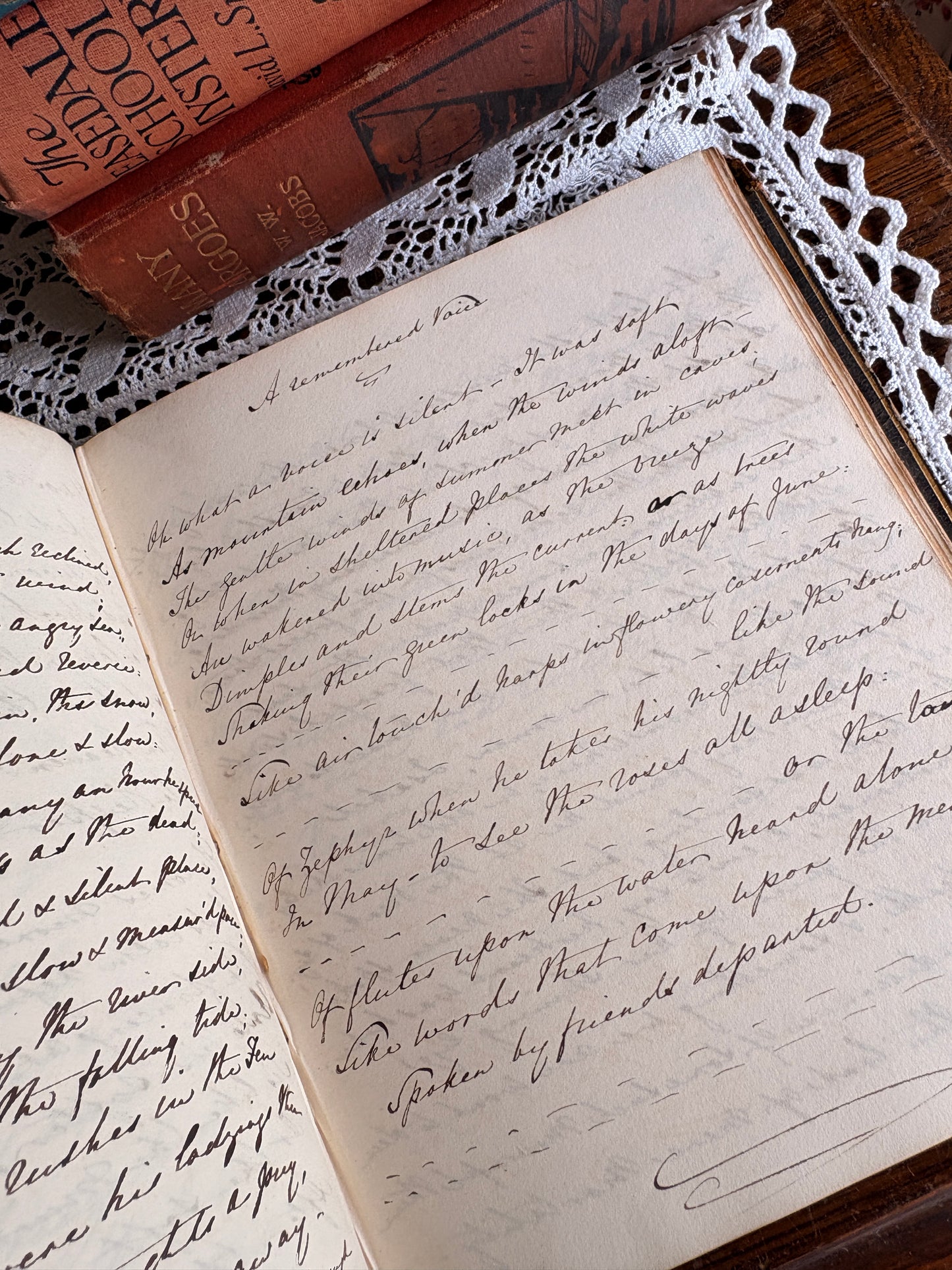 1848 - 1853 Victorian Manuscript Commonplace Book with Poetry, Short Stories etc.