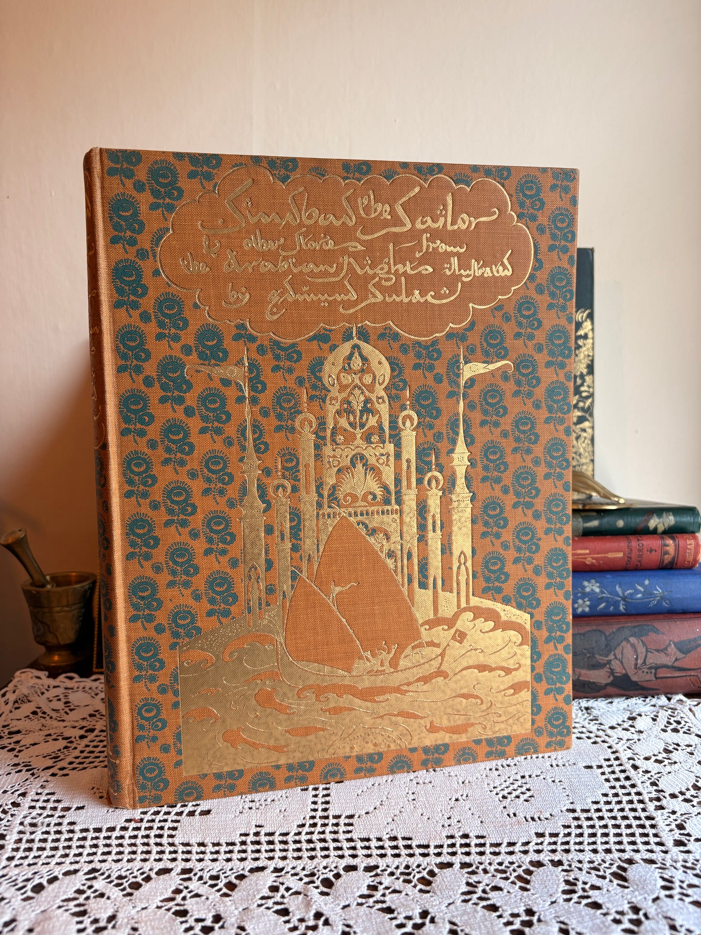 1914 Sinbad the Sailor and Other Stories from the Arabian Nights by Edmund Dulac