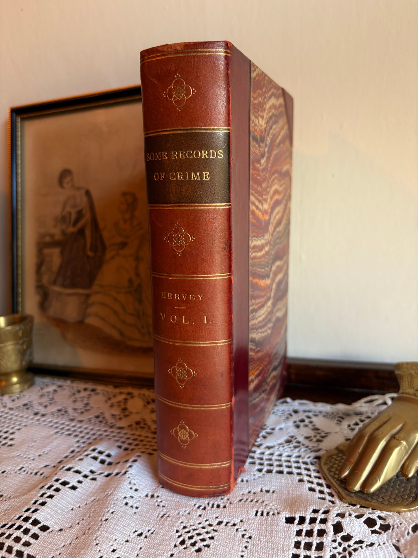 1892 Some Records of Crime, Vol. 1: Being the Diary of a Year, Official and Particular, of an Officer of the Thuggee and Dacoitie Police by Charles Hervey