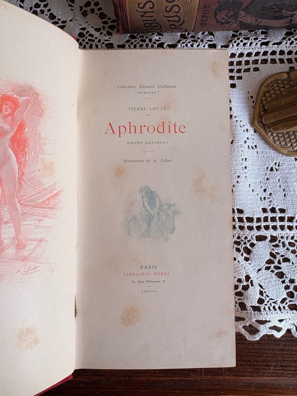 1896 Aphrodite: Moeurs Antiques by Pierre Louys