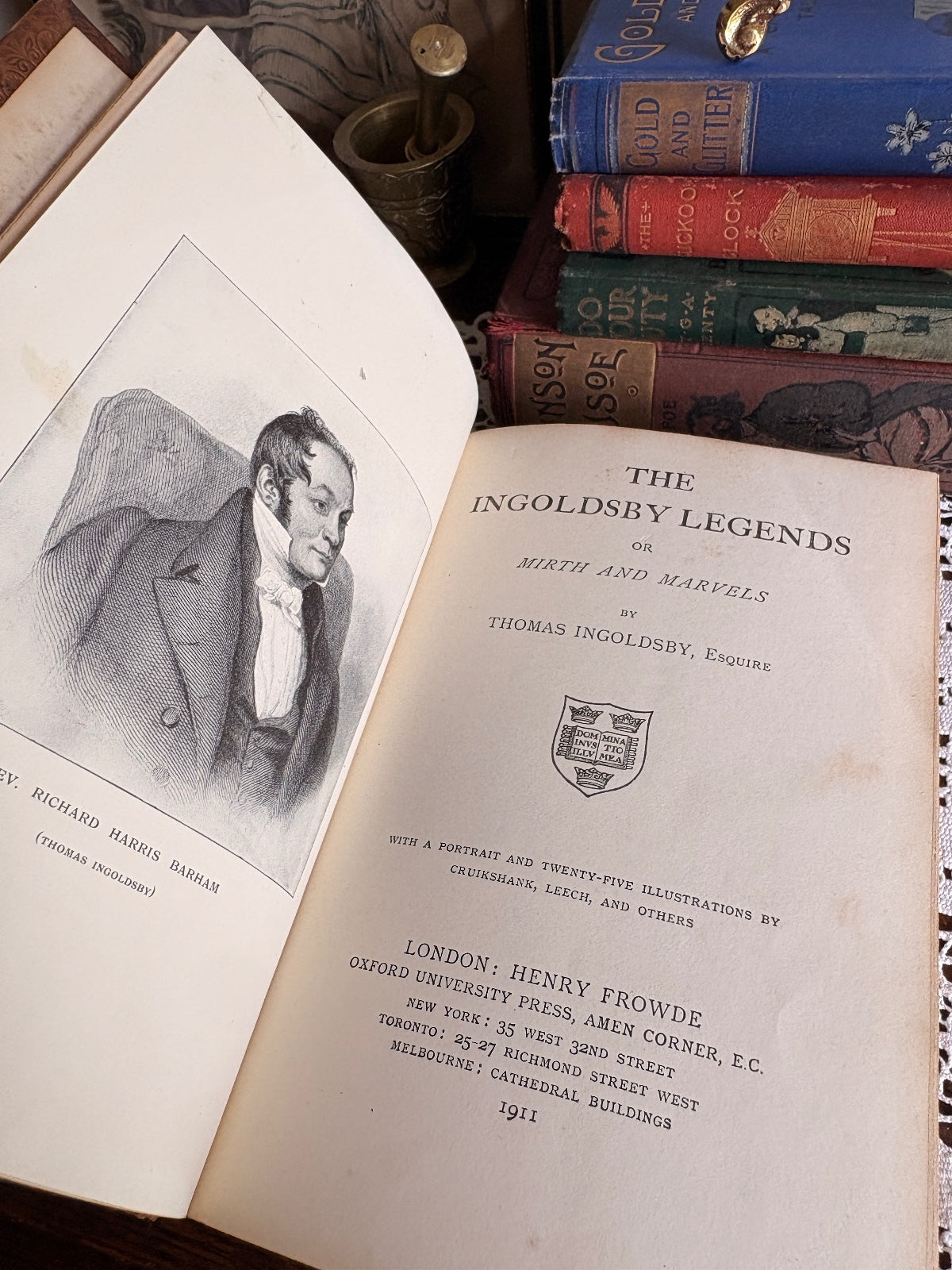 1911 The Ingoldsby Legends, or, Mirth and Marvels by Thomas Ingoldsby