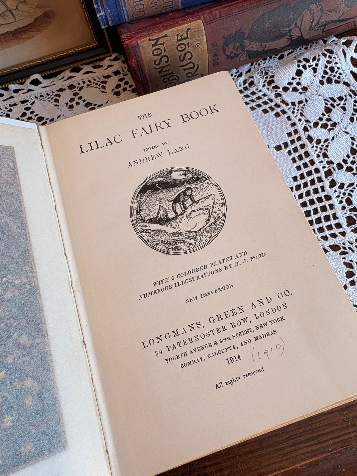 1914 The Lilac Fairy Book by Andrew Lang