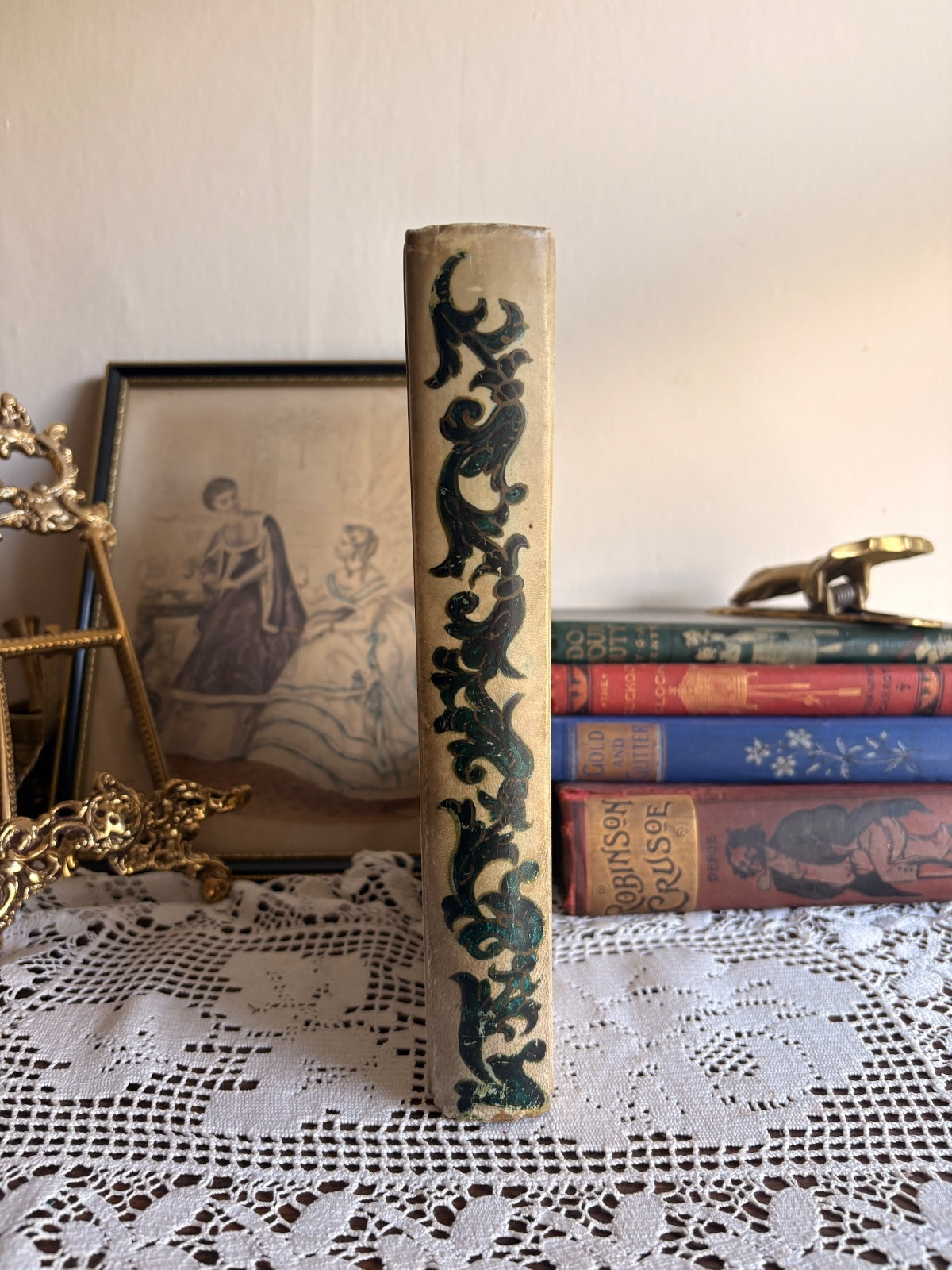 1906 Liriche del Dolce Stil Nuovo by Rivalta Ercole [Hand-Painted Vellum]