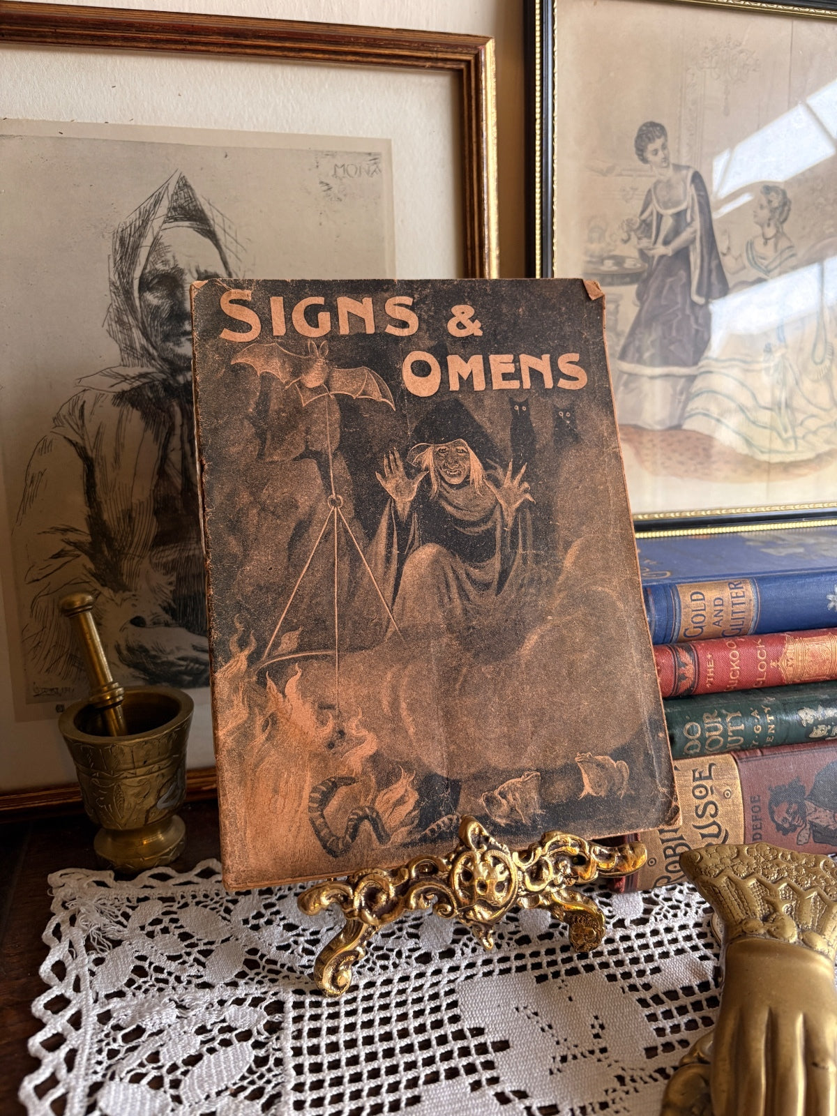 C.1900 Signs and Omens [Bile Beans Quack Medical Advertising Pamphlet]