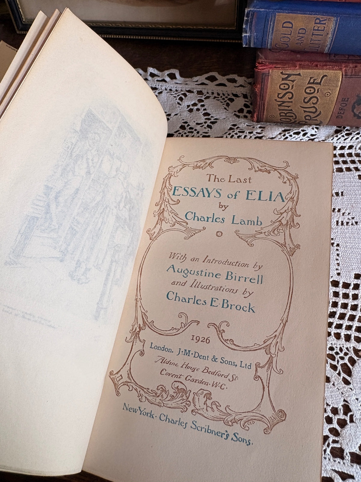 1926 The Last Essays of Elia by Charles Lamb [Finely Bound Copy]