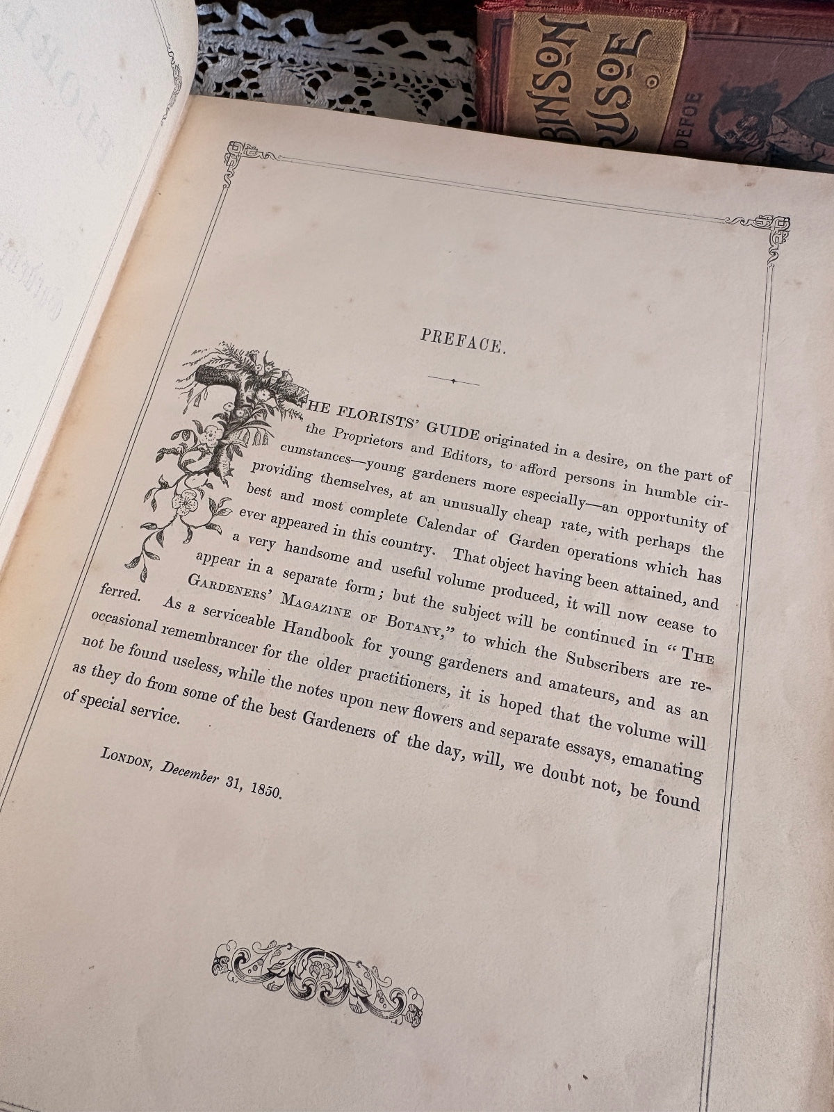 1850 The Florist's Guide by William P. Ayres and Thomas Moore - First Edition