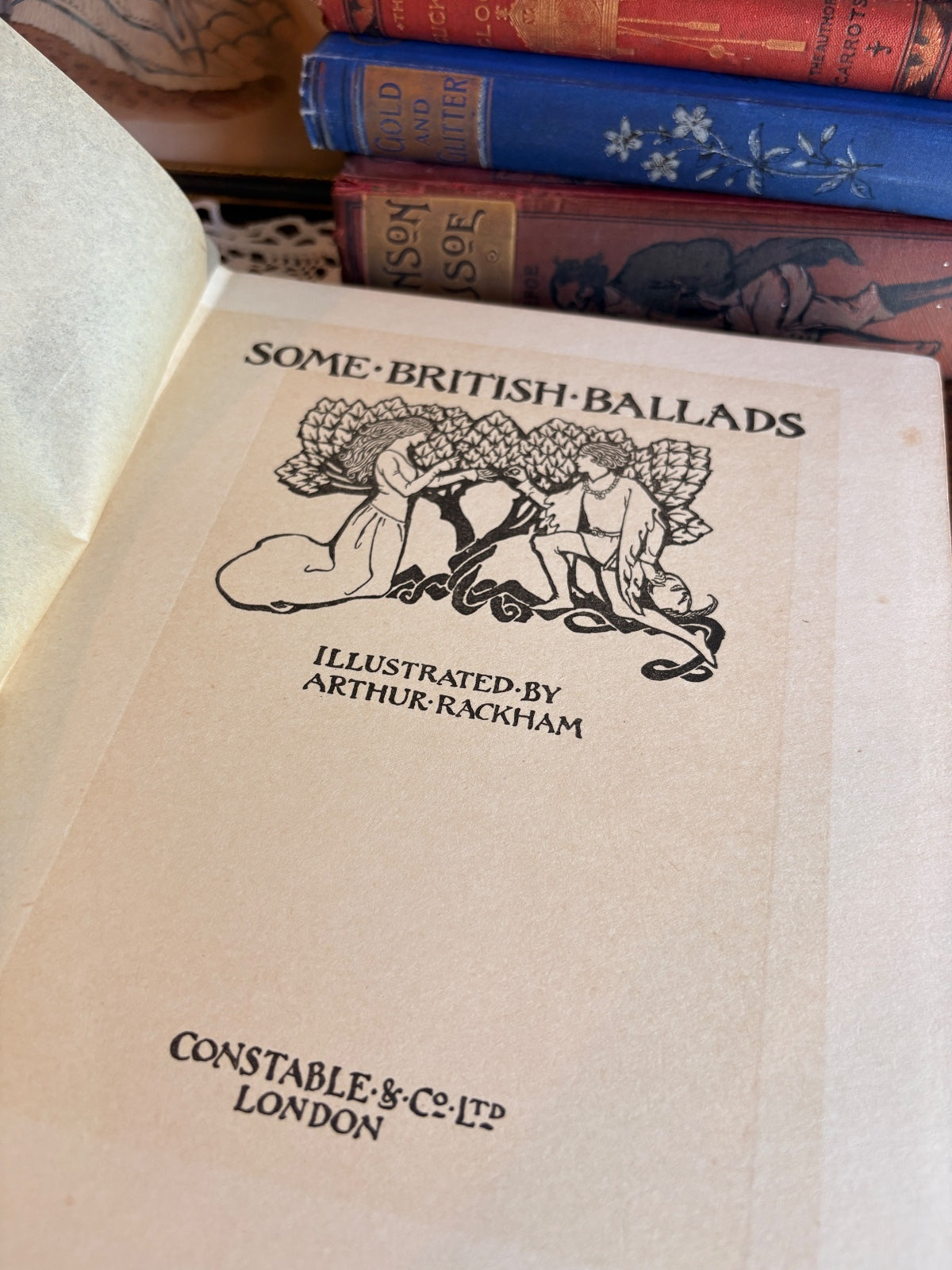 1919 Some British Ballads by Arthur Rackham [Charlie and Shirley Watts' Copy]