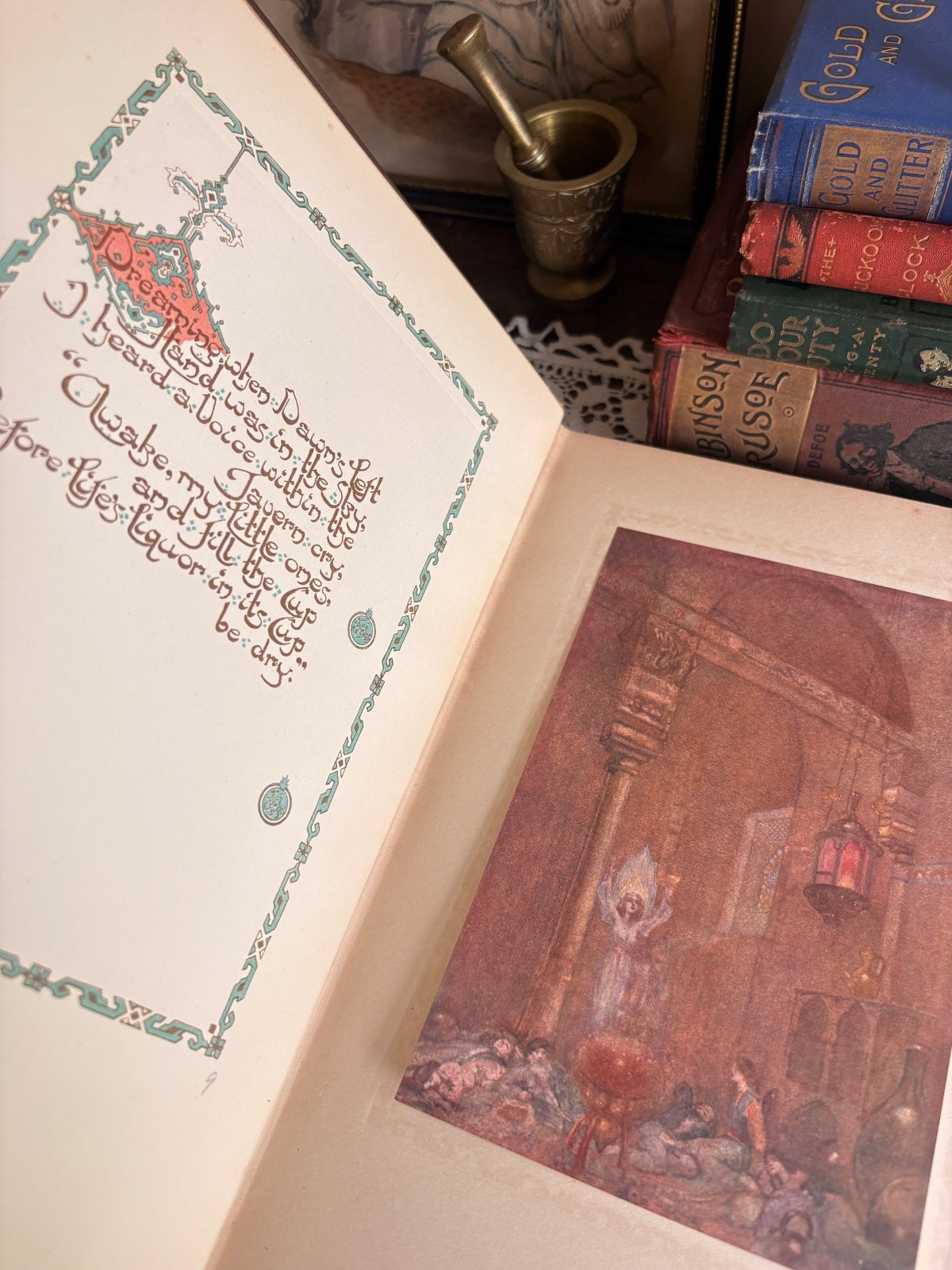 C.1910 The Rubaiyat of Omar Khayyam Presented by Willy Pogany