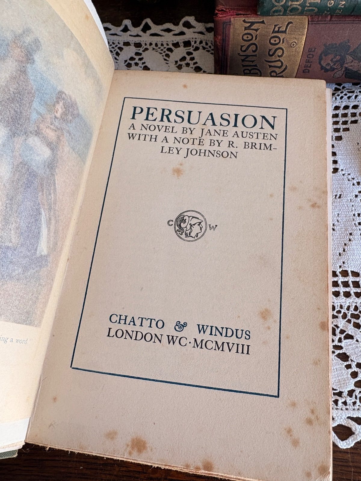1908 Persuasion: A Novel by Jane Austen