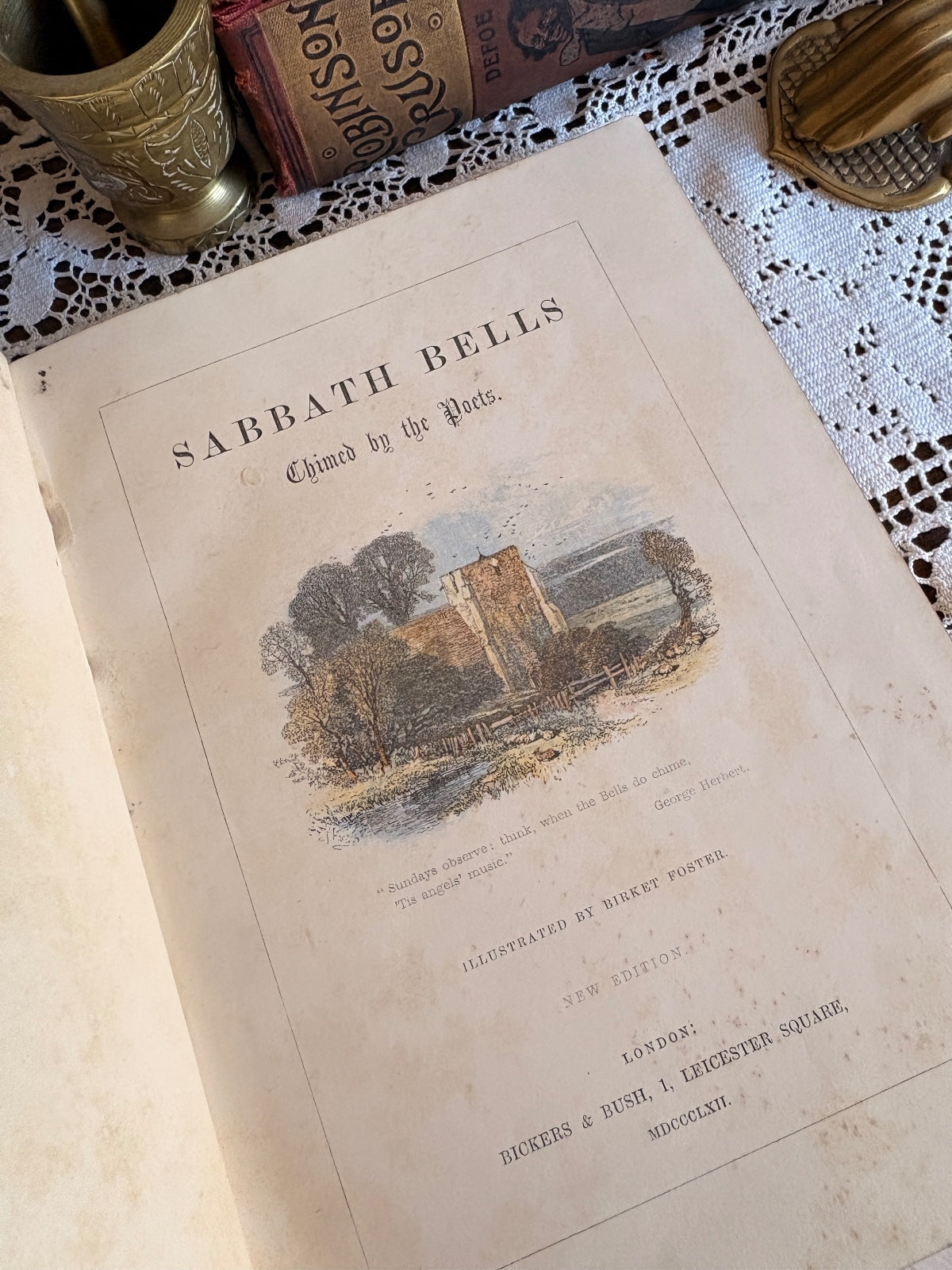 1862 Sabbath Bells Chimed by the Poets