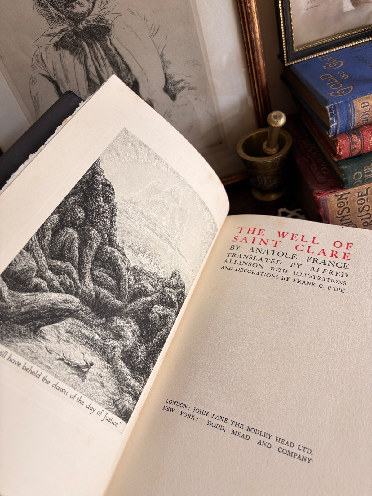 1928 The Well of Saint Clare by Anatole France