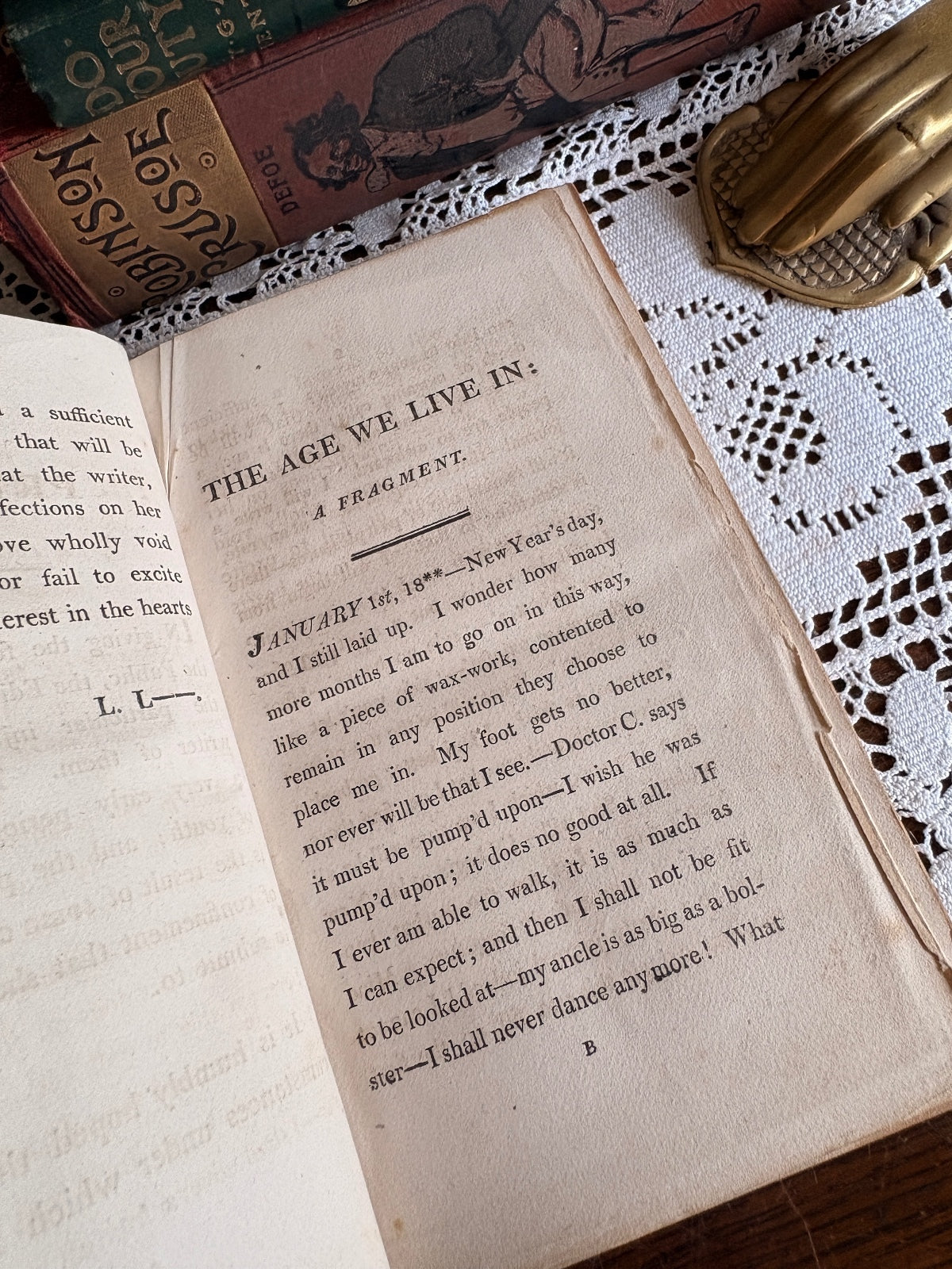 1813 The Age We Live In: A Fragment. Dedicated to Every Young Lady of Fashion