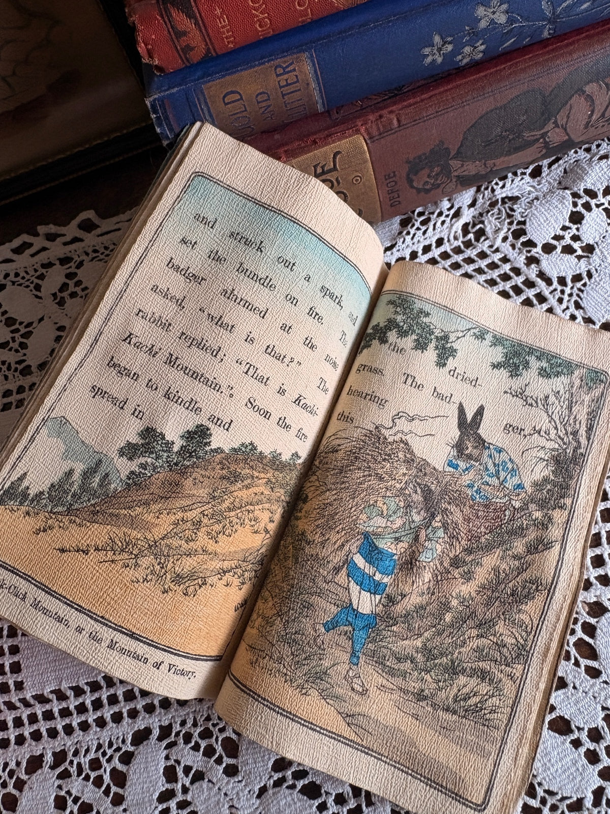 C.1880s Kachi-Kachi Mountain [Japanese Fairy Tale Series No.5]