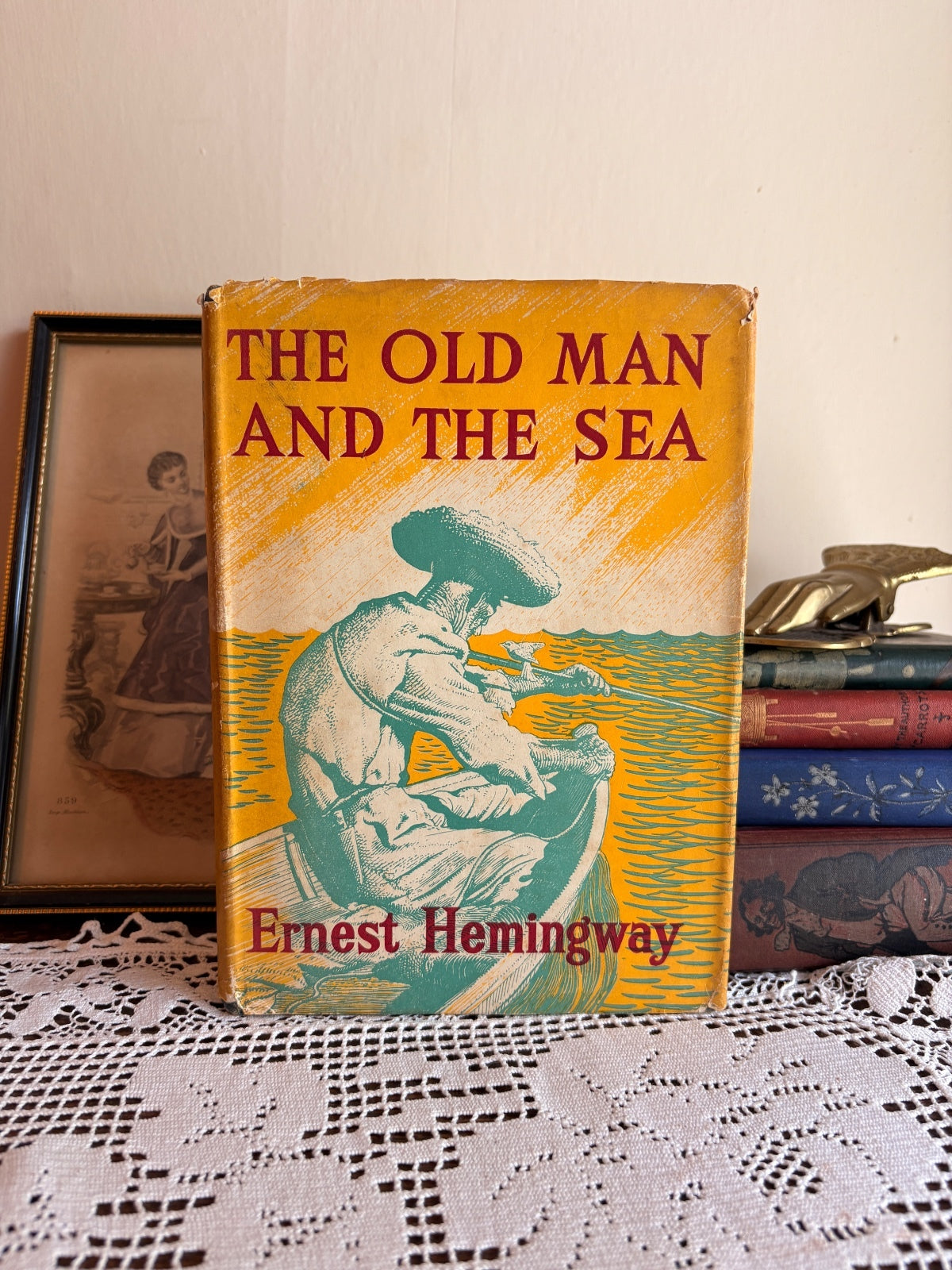 1953 The Old Man and the Sea by Ernest Hemingway Illustrated Reprint Society